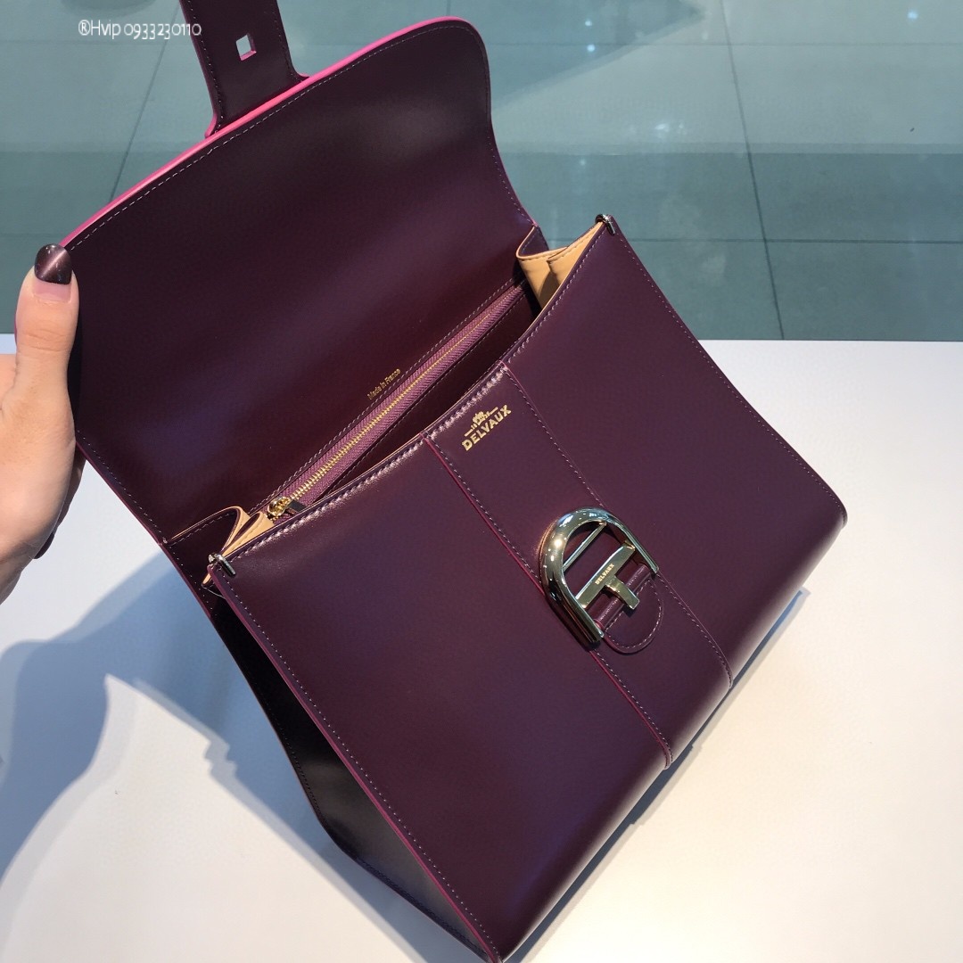 Delvaux Brillant MM in Box Calfskin