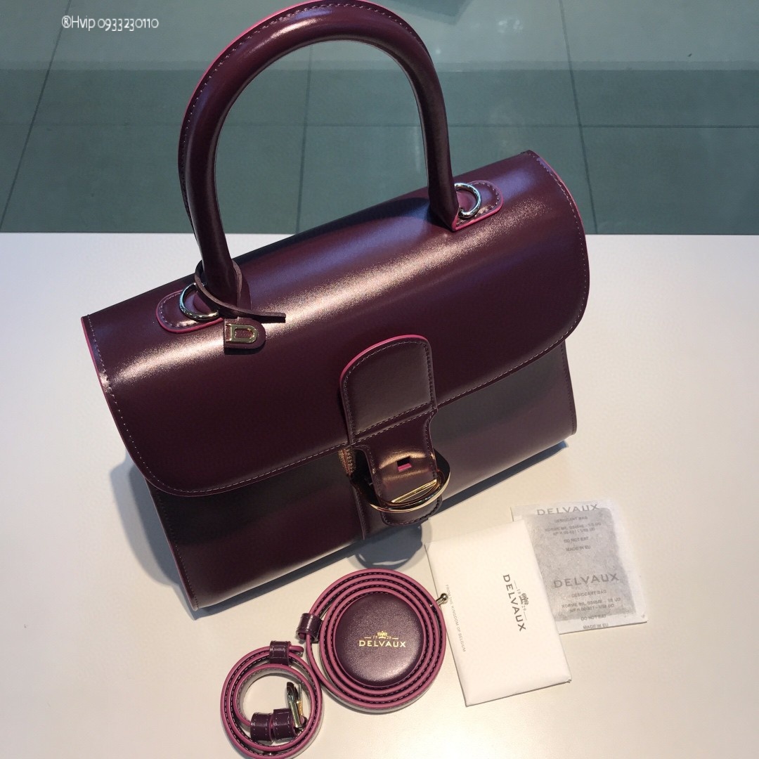 Delvaux Brillant MM in Box Calfskin