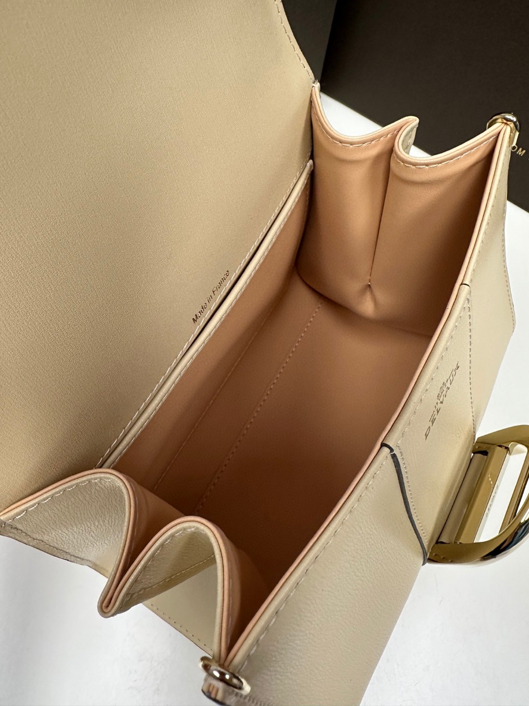 Delvaux Brillan mini in Box Calf yellow