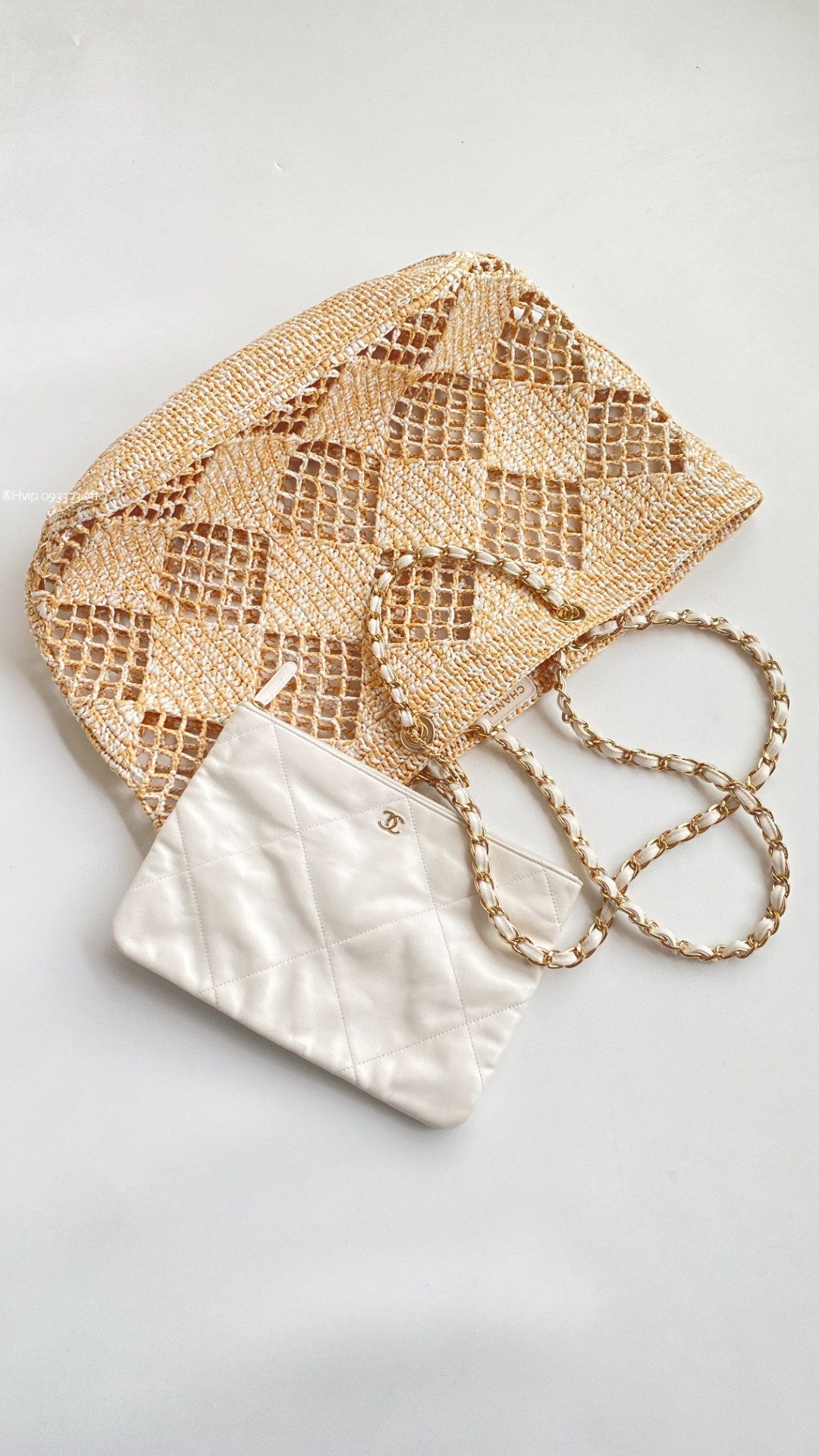 Chanel coco beach bag