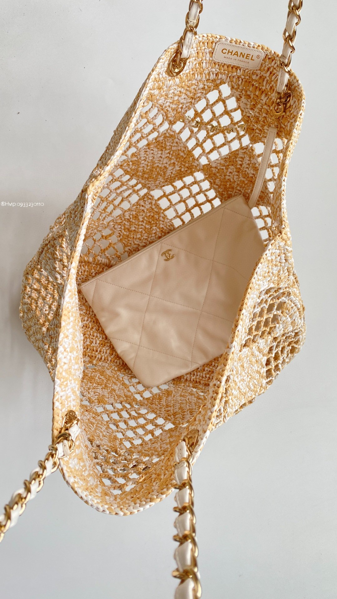 Chanel coco beach bag