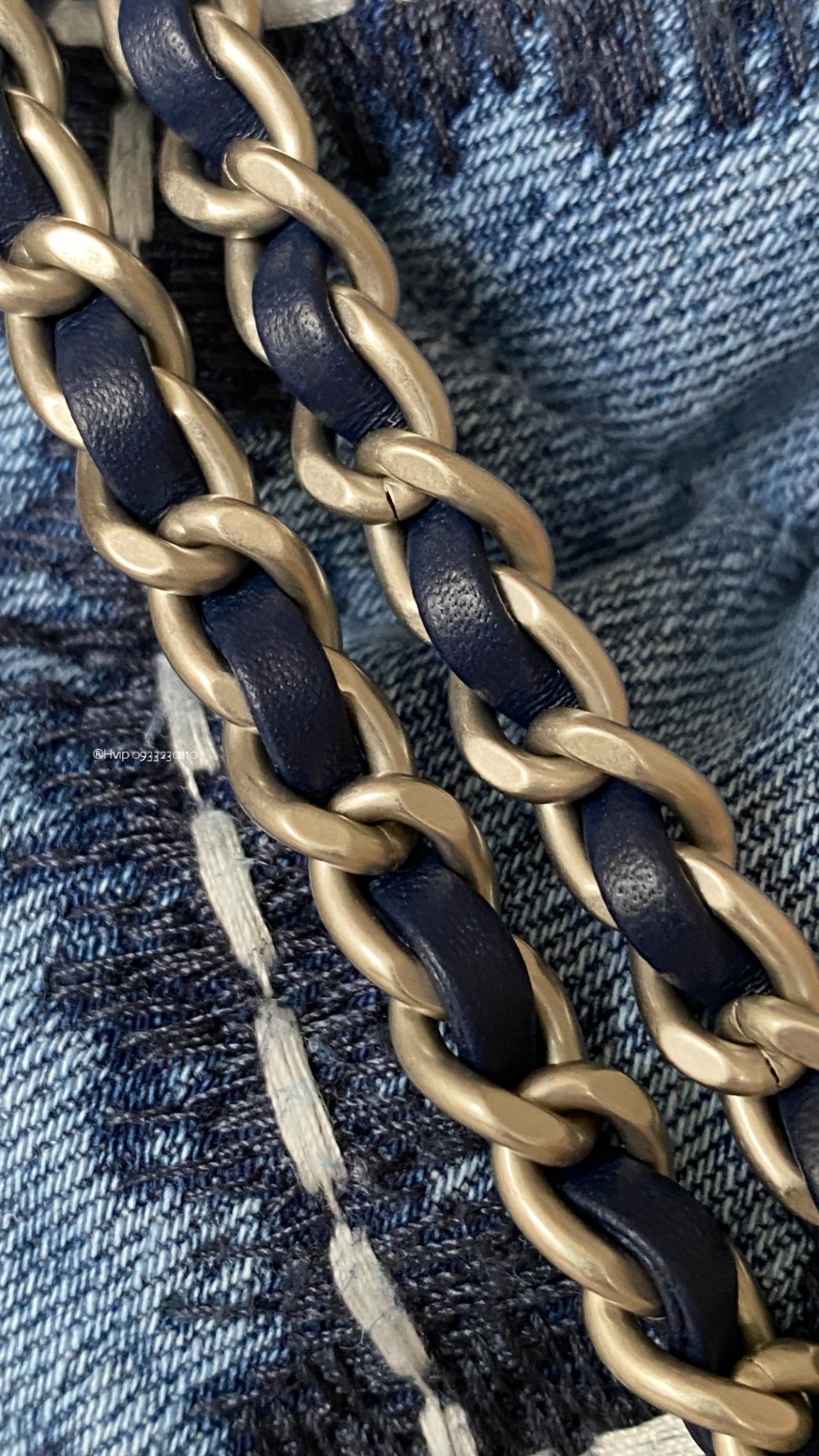 Chanel 22 mini denim
