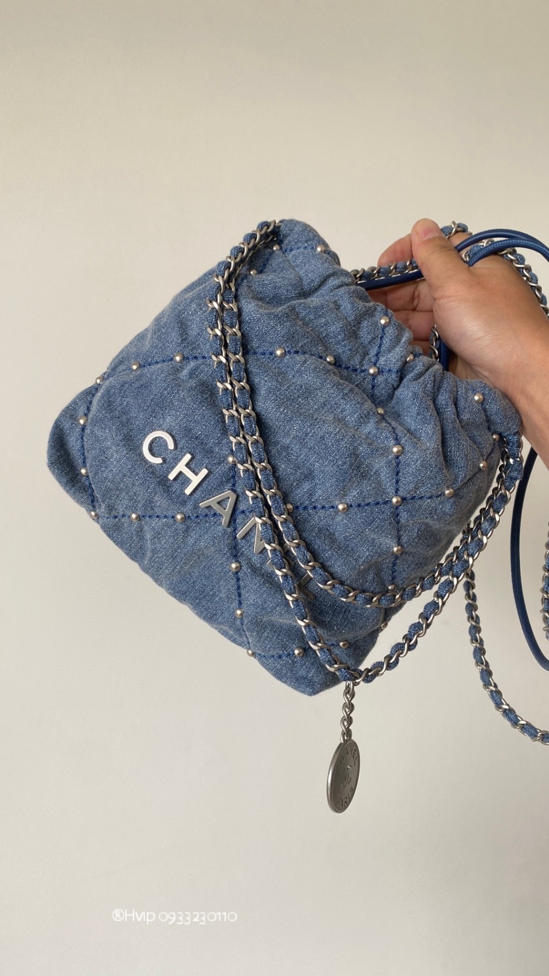 Chanel 22 mini denim
