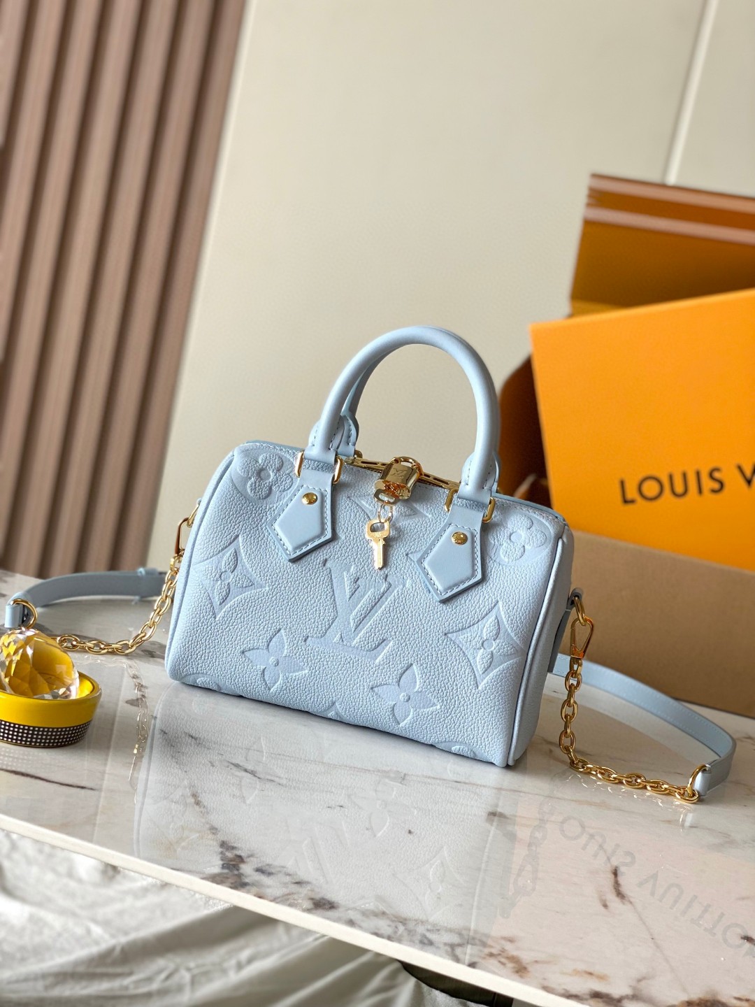 Louis Vuitton M46484 Speedy Bandoulière 20 Blue Hour Lv1