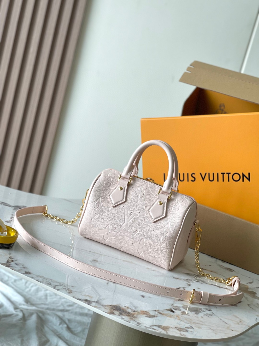 Louis Vuitton M47136 Speedy Bandoulière 20 Pink Opale