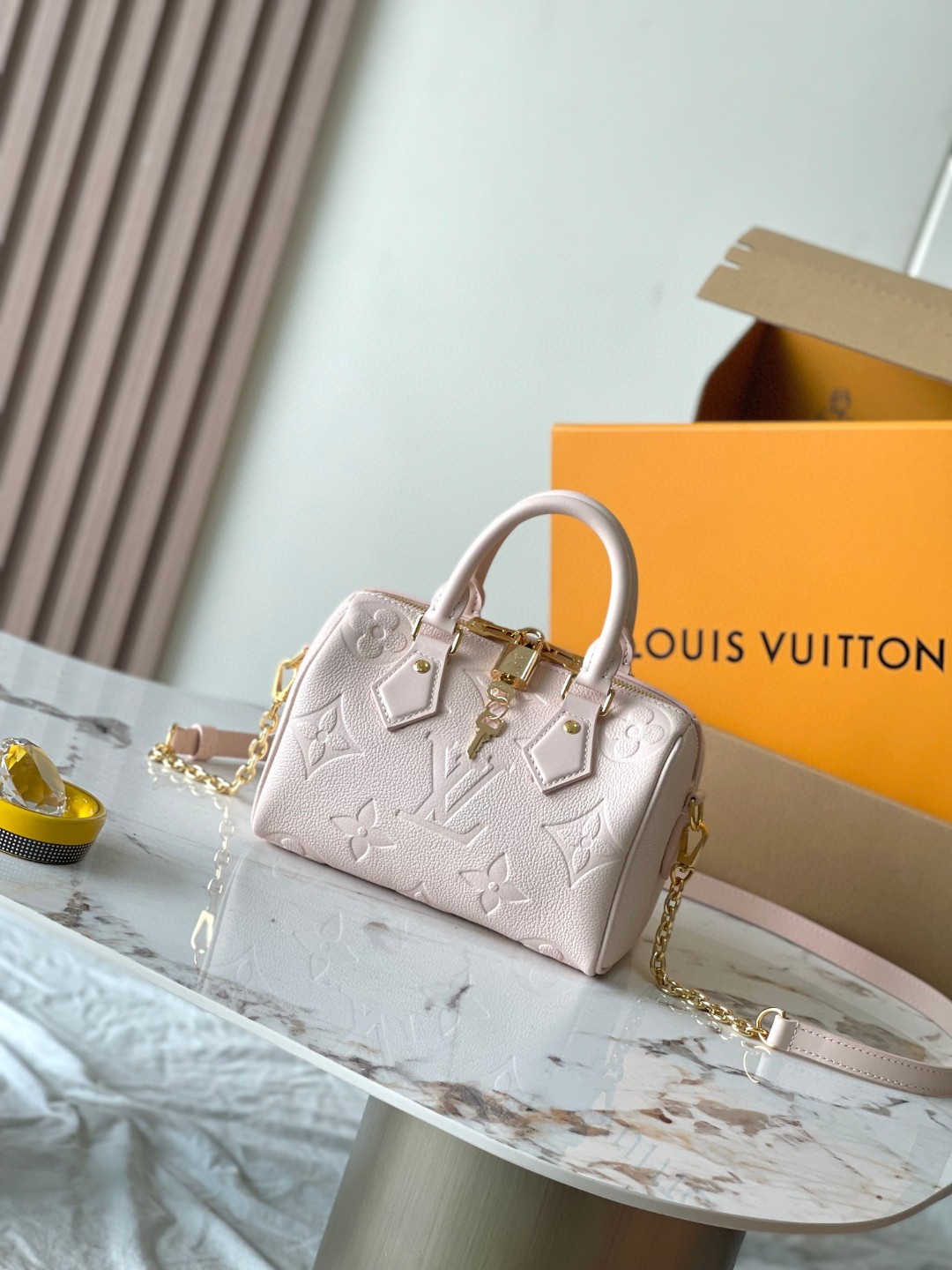 Louis Vuitton M47136 Speedy Bandoulière 20 Pink Opale