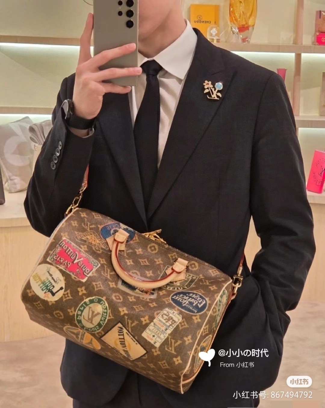 Louis Vuitton M47087 Speedy Bandoulière 30 LV1