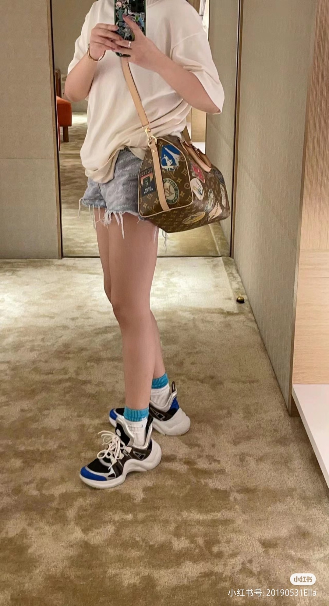 Louis Vuitton M47087 Speedy Bandoulière 30 LV1