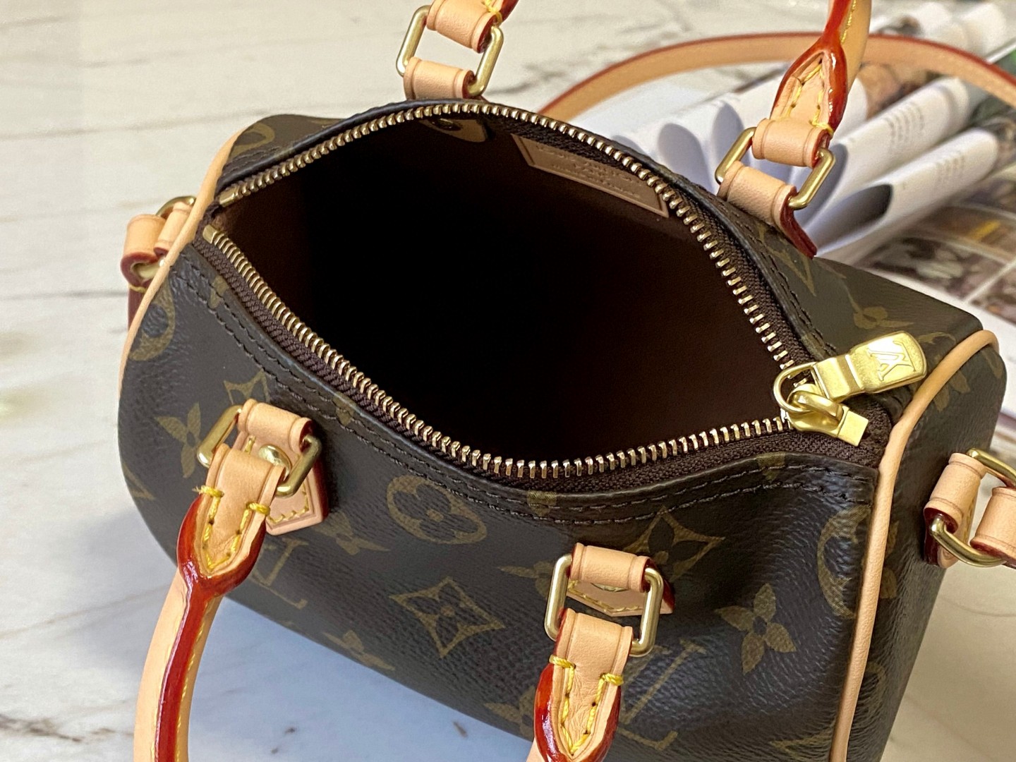 Louis Vuitton M61252 Nano Speedy Monogram canvas