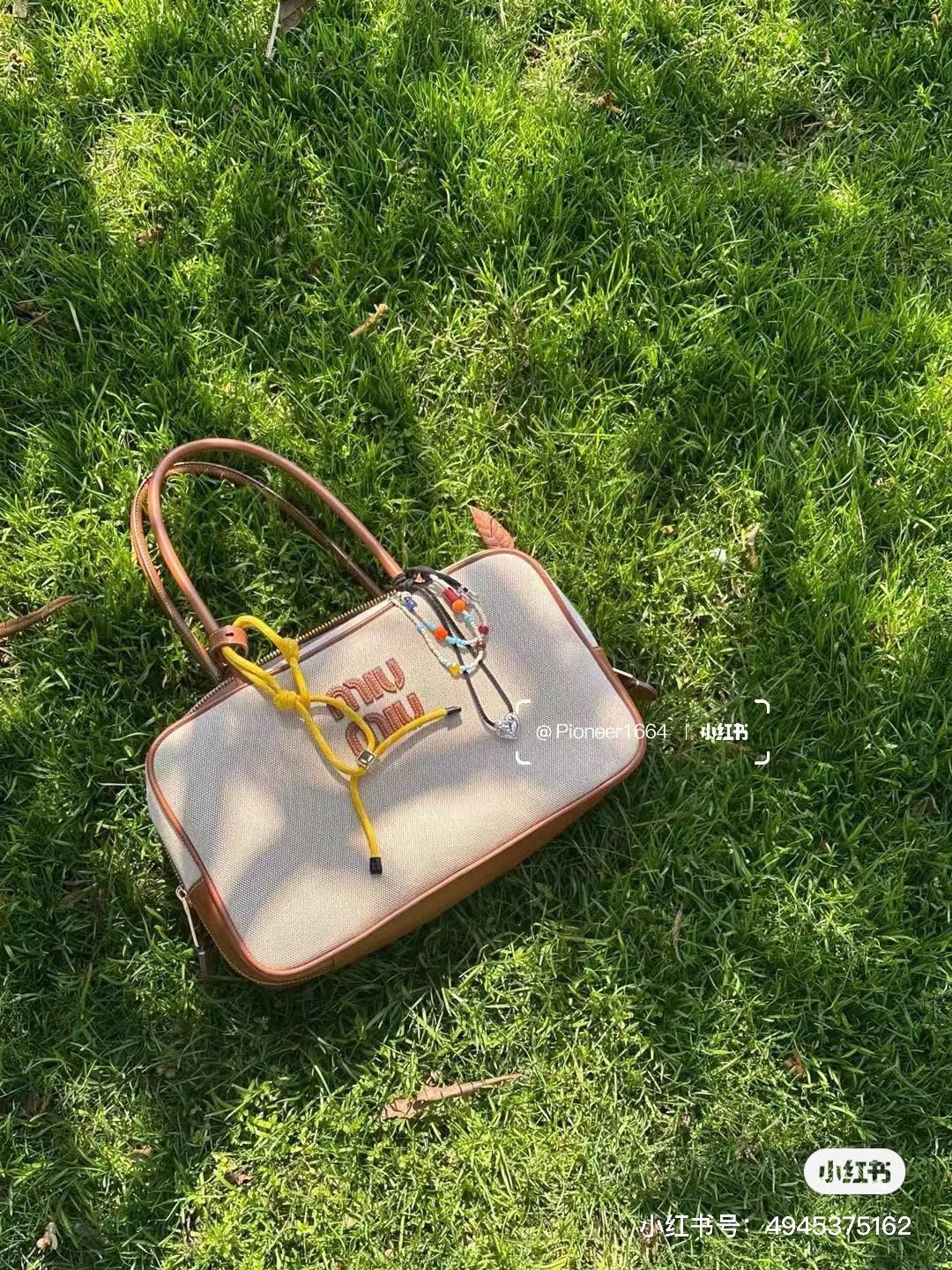 Miu Miu 5BB117 Canvas Beau bag M1