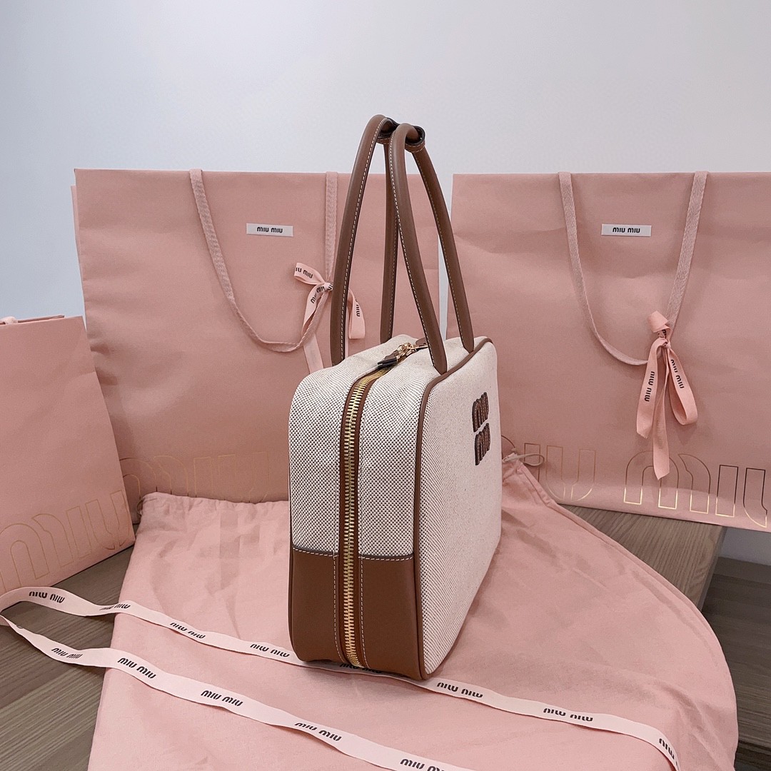 Miu Miu 5BB117 Canvas Beau bag M1