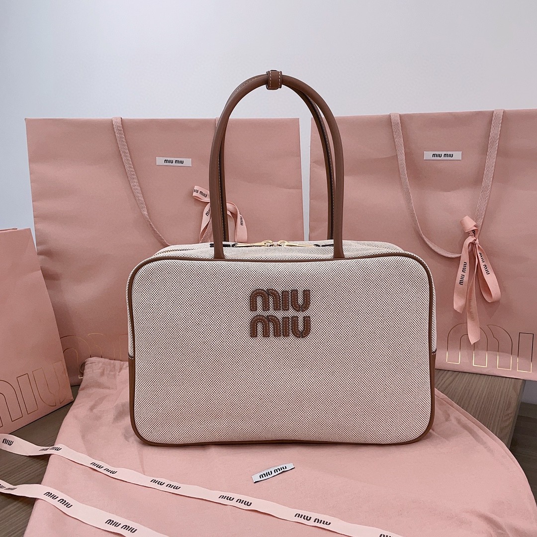 Miu Miu 5BB117 Canvas Beau bag M1