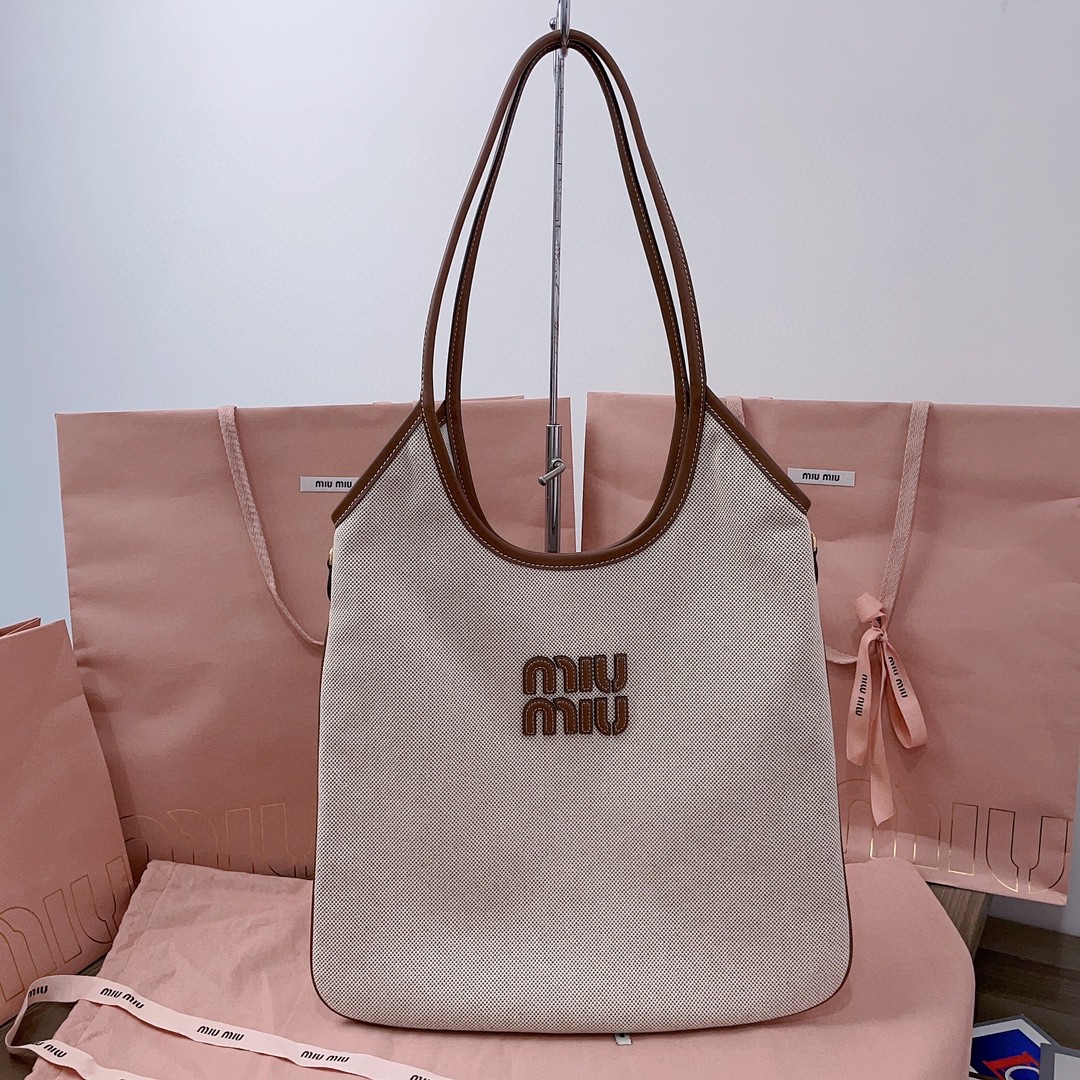 Miu Miu 5BG231 IVY canvas bag M1