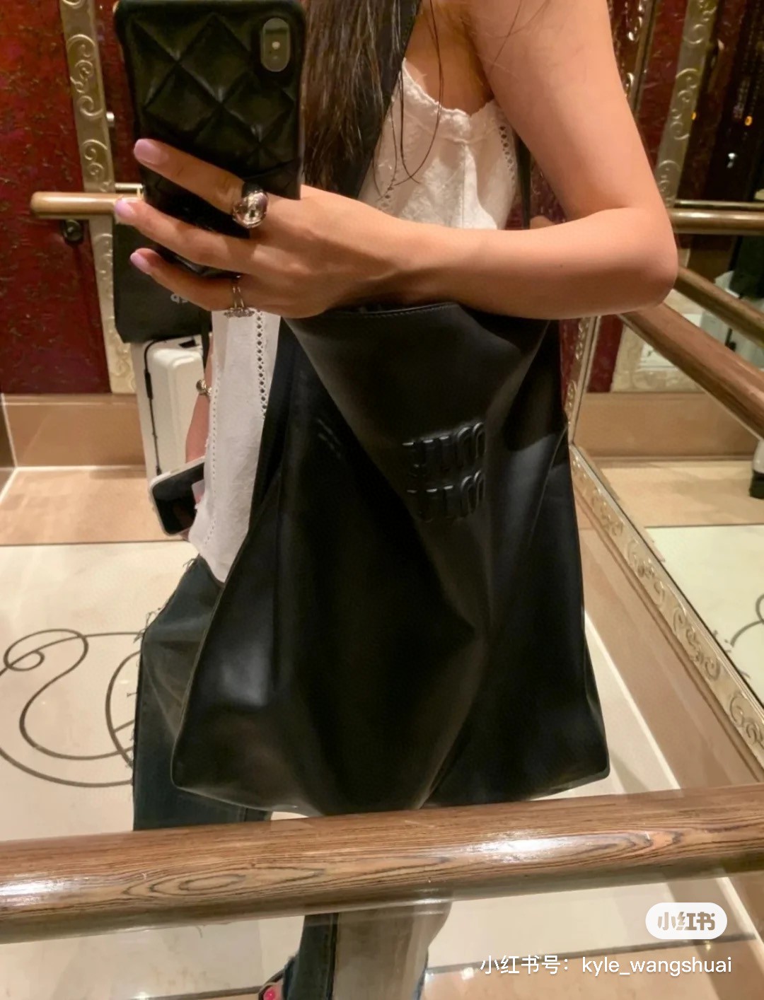 Miu Miu 5BC117_2F6P_F0002_V_OOO 5BC117_2F6P_F0V6L_V_OOO black M1
