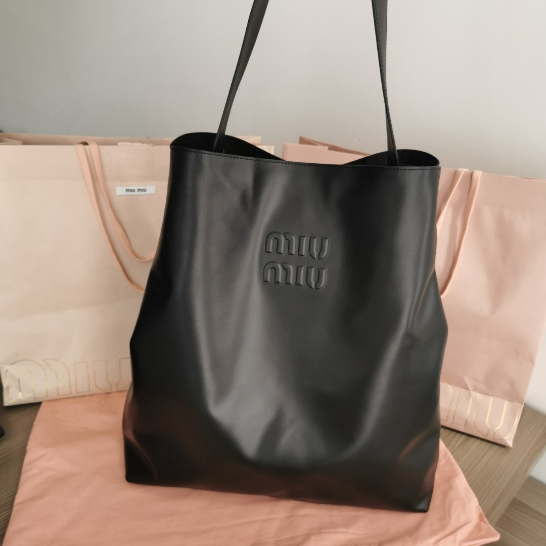 Miu Miu 5BC117_2F6P_F0002_V_OOO 5BC117_2F6P_F0V6L_V_OOO black M1