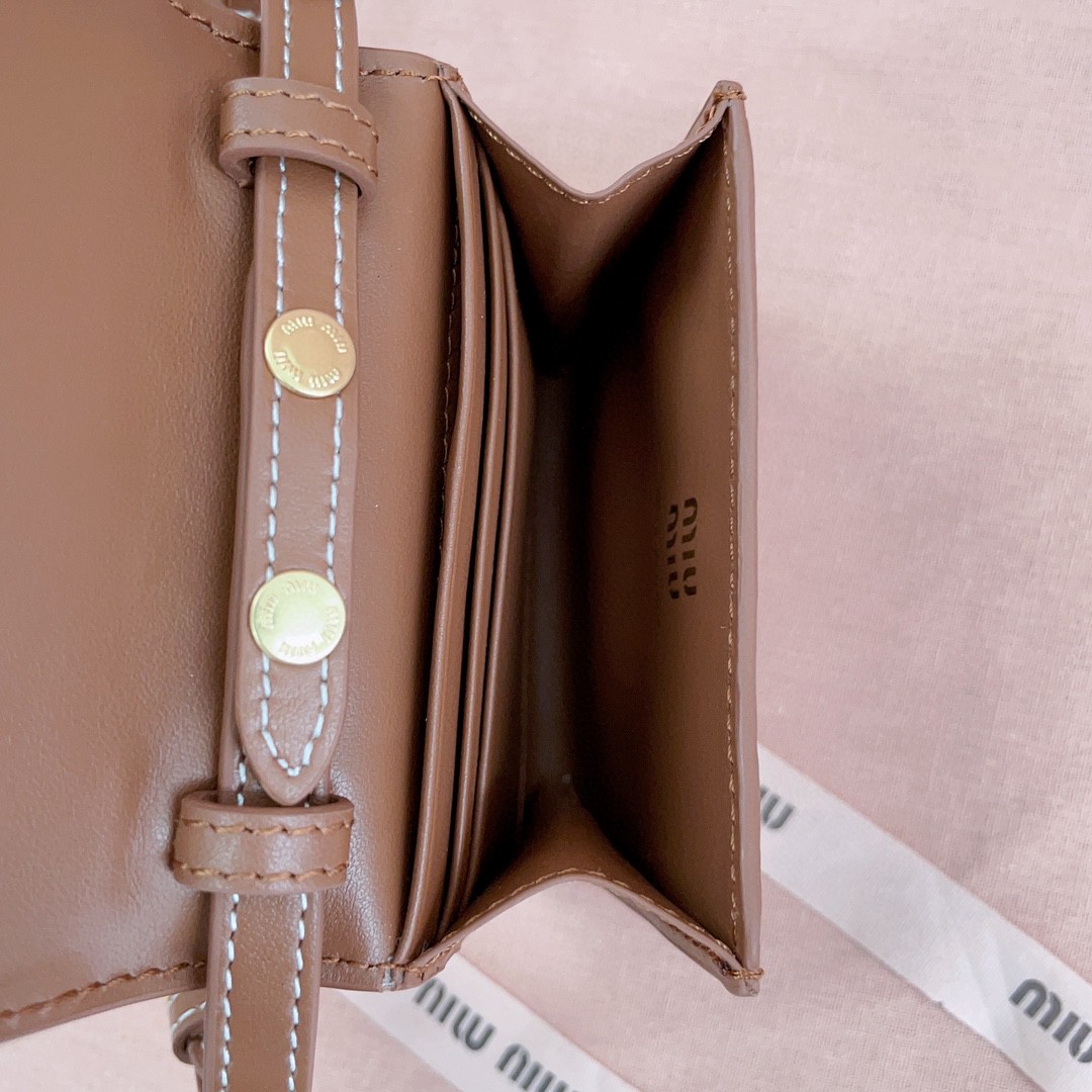 Miu Miu 5DN014 mini bag cognac M1