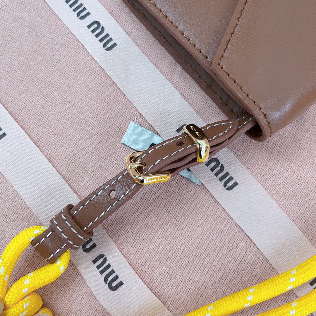 Miu Miu 5DN014 mini bag cognac M1