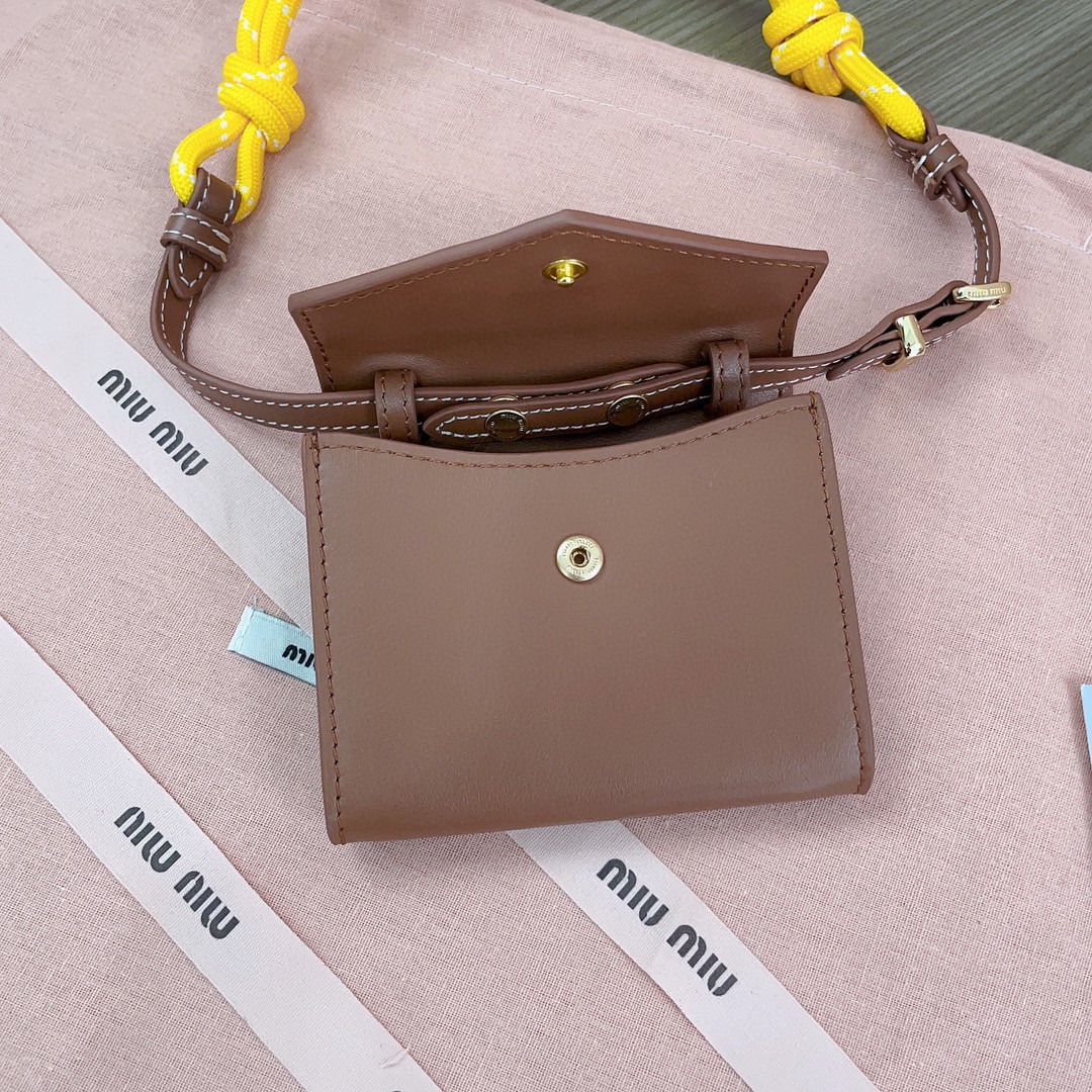 Miu Miu 5DN014 mini bag cognac M1