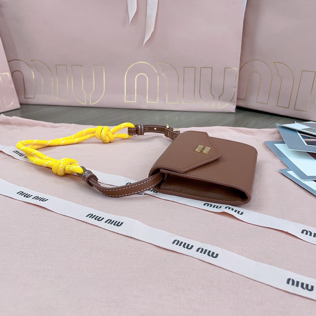 Miu Miu 5DN014 mini bag cognac M1