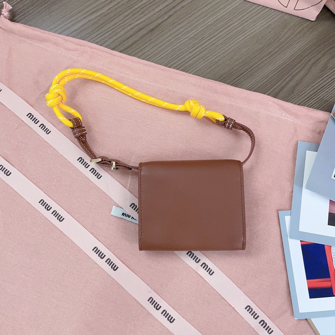 Miu Miu 5DN014 mini bag cognac M1