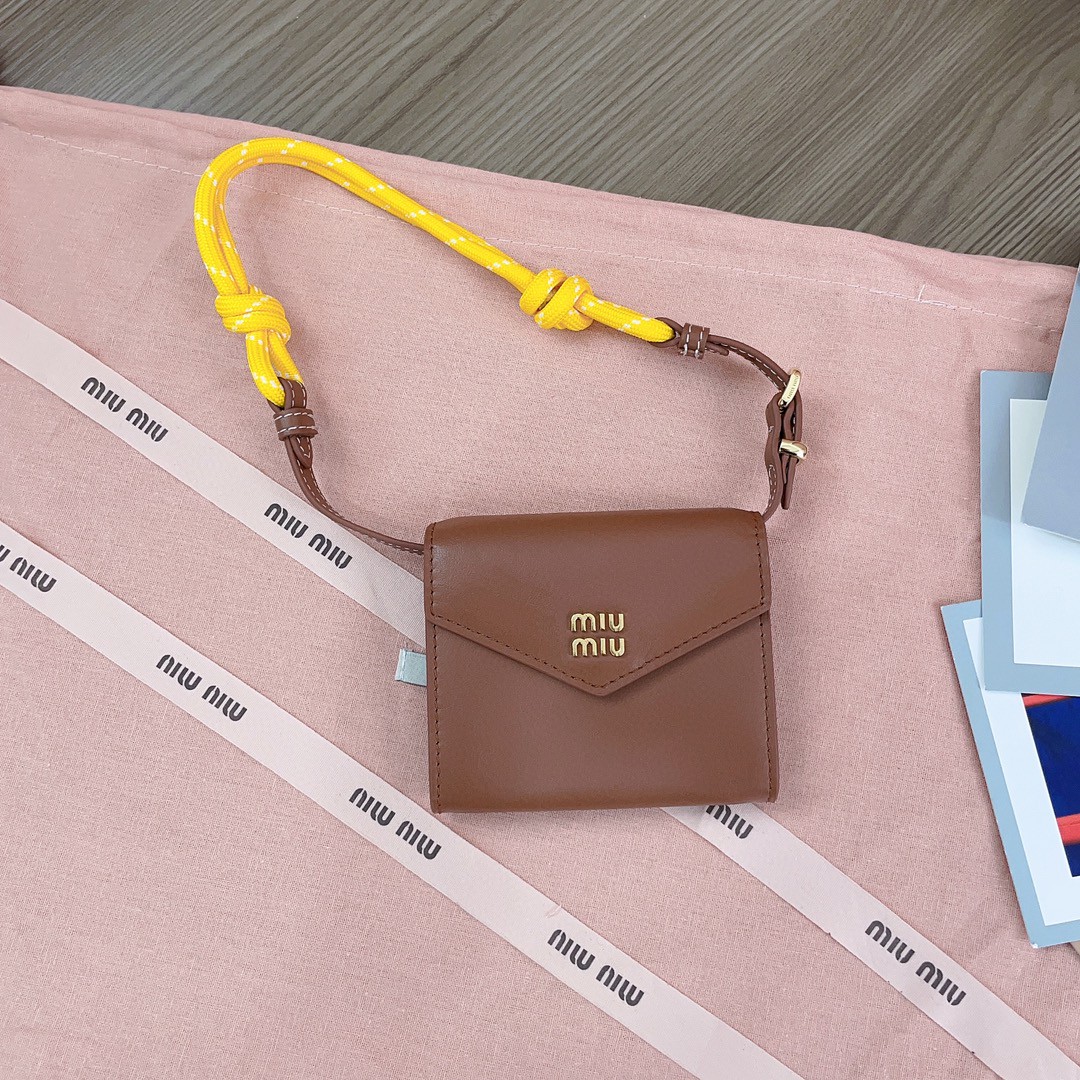 Miu Miu 5DN014 mini bag cognac M1