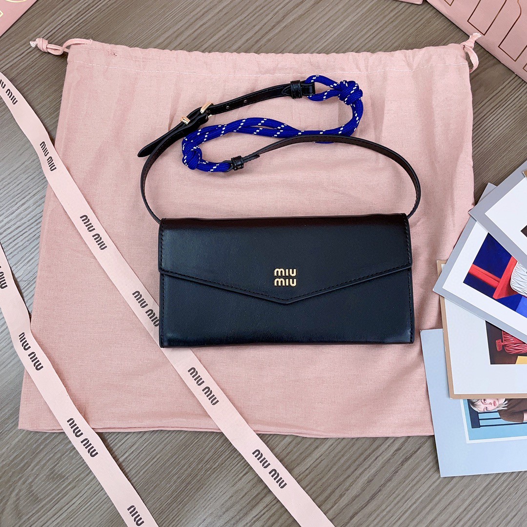 Miu Miu 5DN006 wallet bag black M1