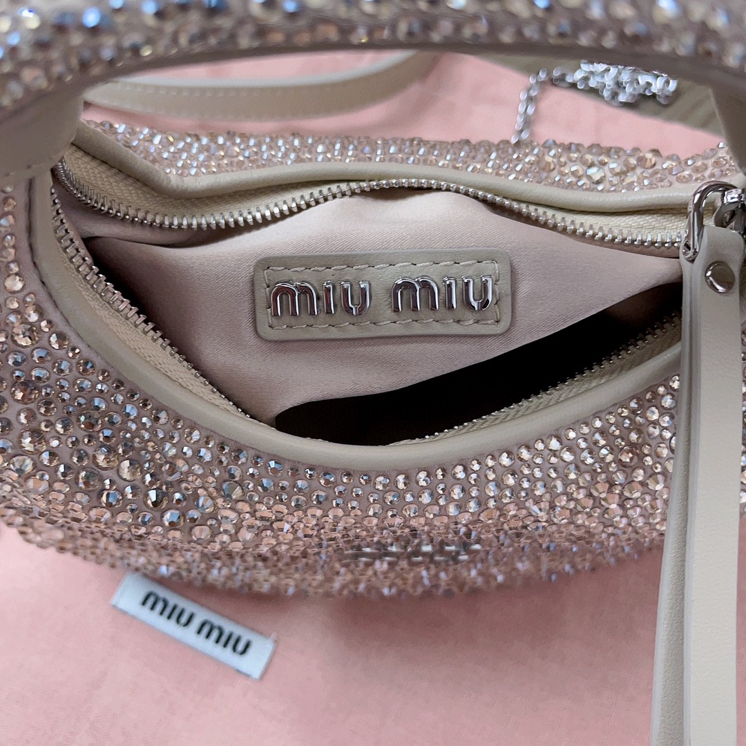 Miu Miu 5BP78 Glass-Crystal Bag M1