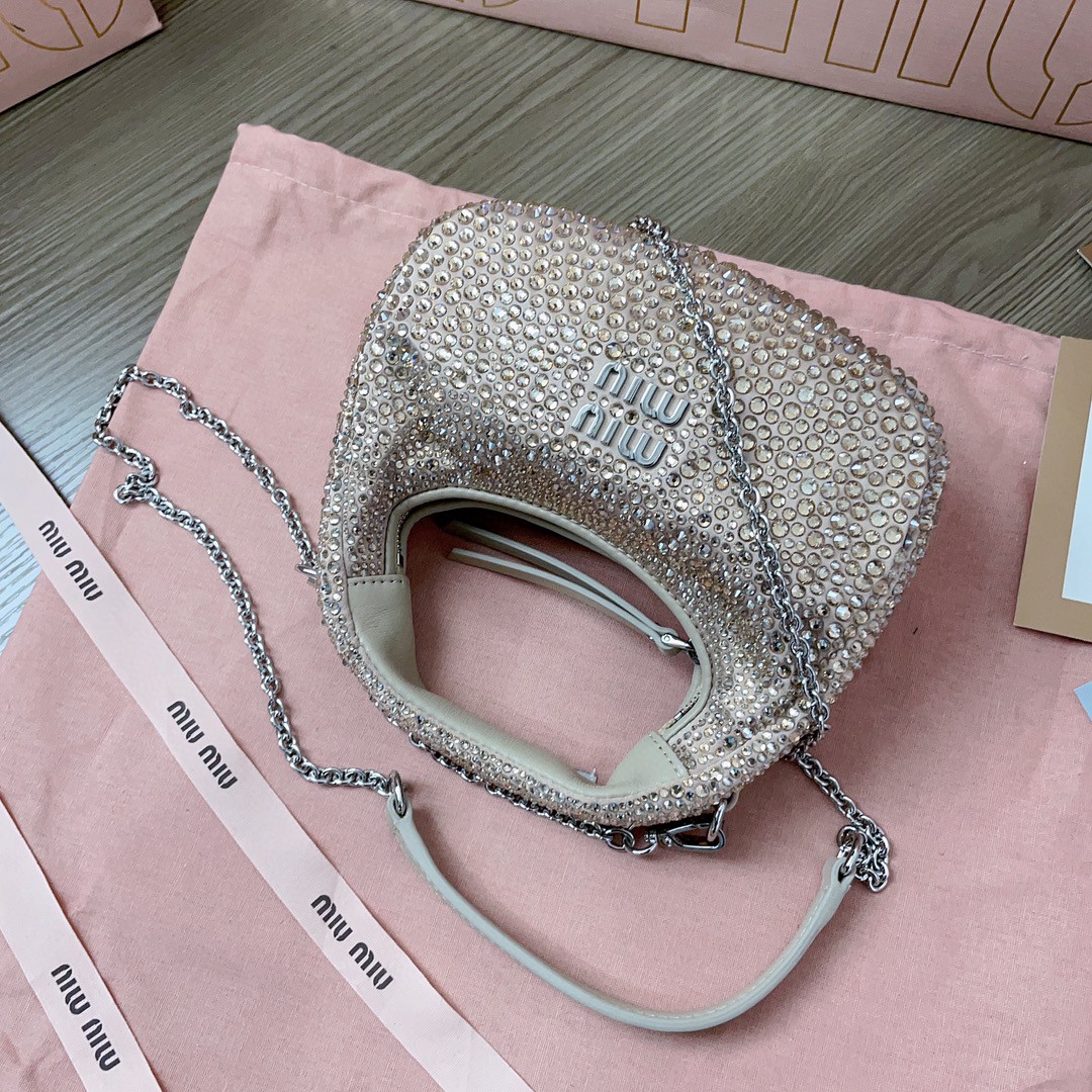 Miu Miu 5BP78 Glass-Crystal Bag M1