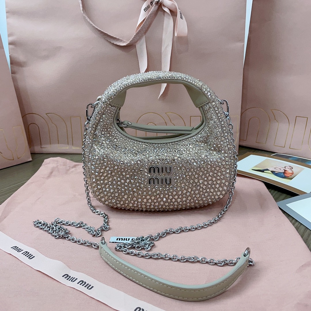 Miu Miu 5BP78 Glass-Crystal Bag M1