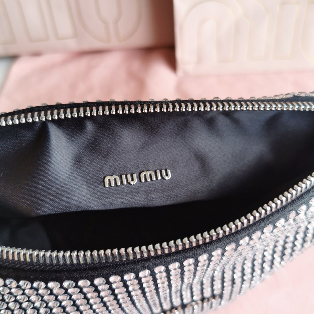 Miu Miu 5BC103 Spirit Satin Bag m1