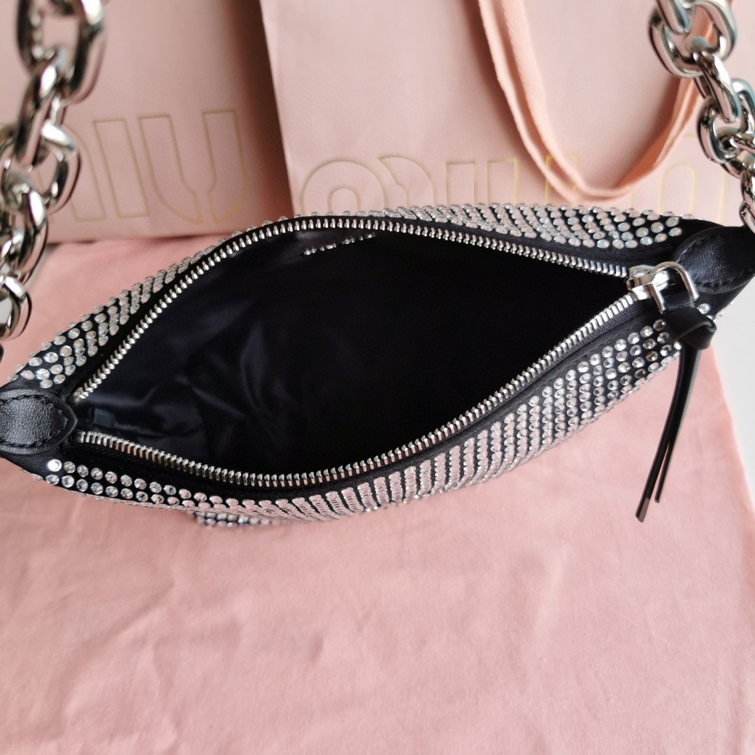 Miu Miu 5BC103 Spirit Satin Bag m1