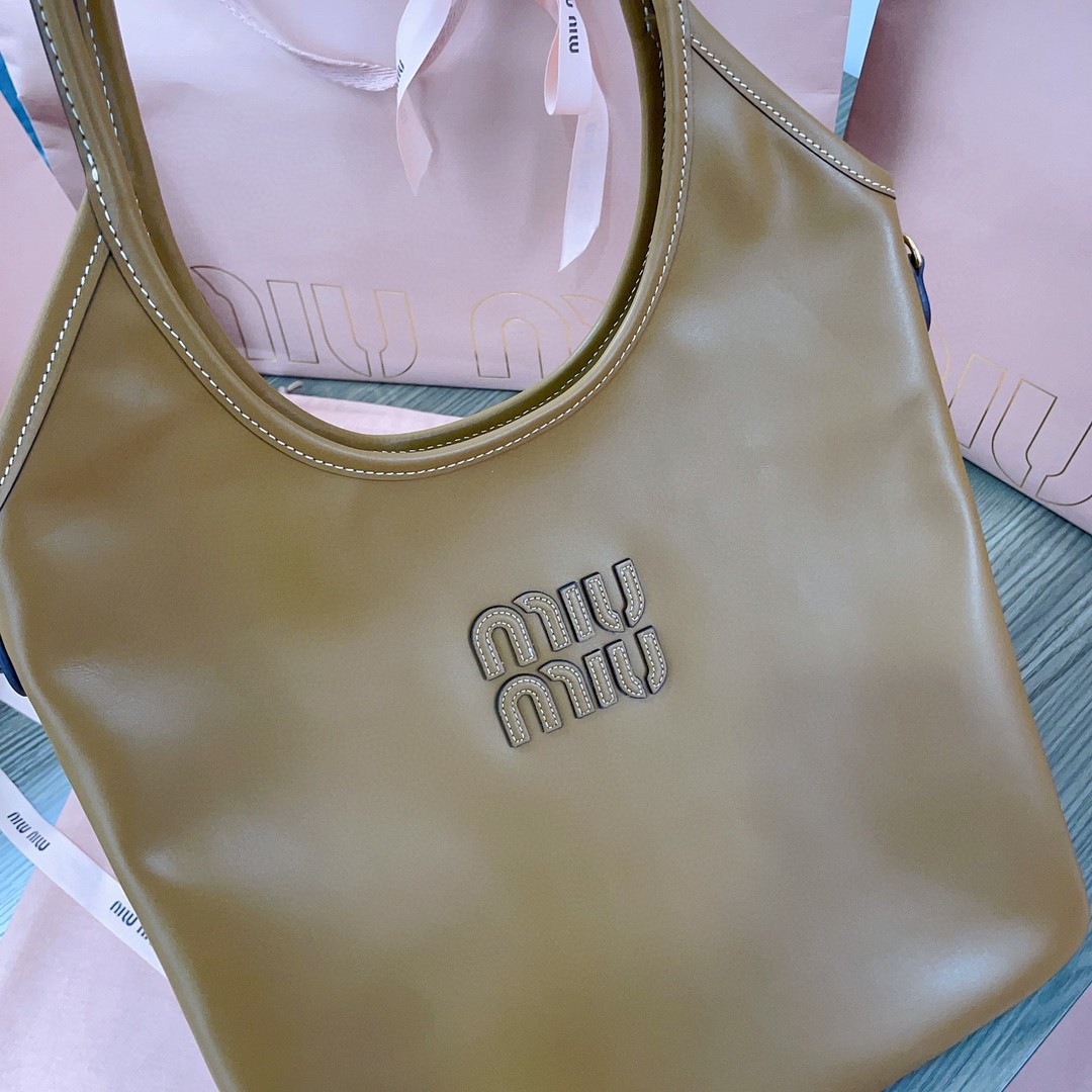 Miu Miu IVY leather bag 5BG231_2CRW_F0046_V_MLN cognac M1