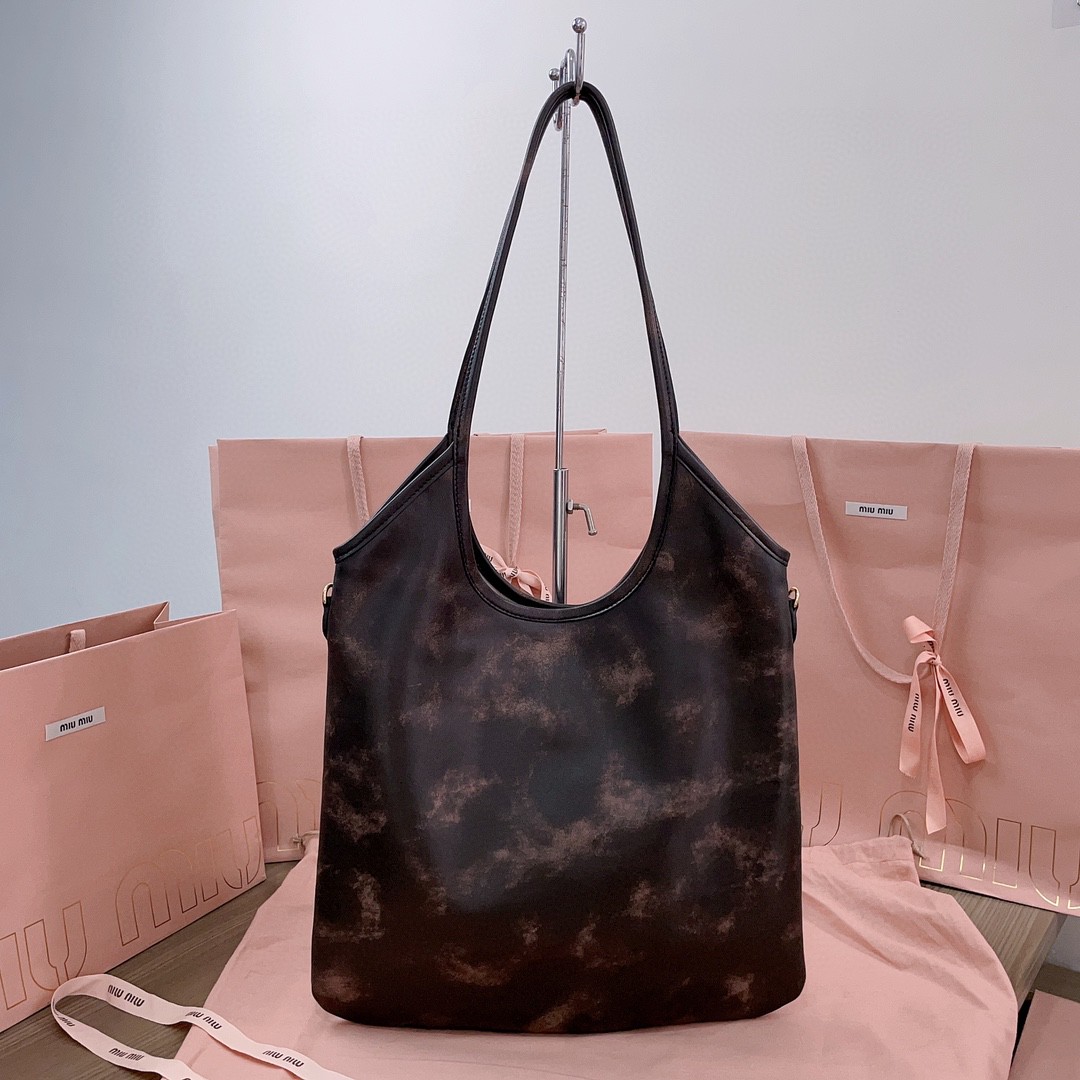 Miu Miu IVY leather bag 5BG231_2F6P_F0V6L_V_MLO sand coffe M1