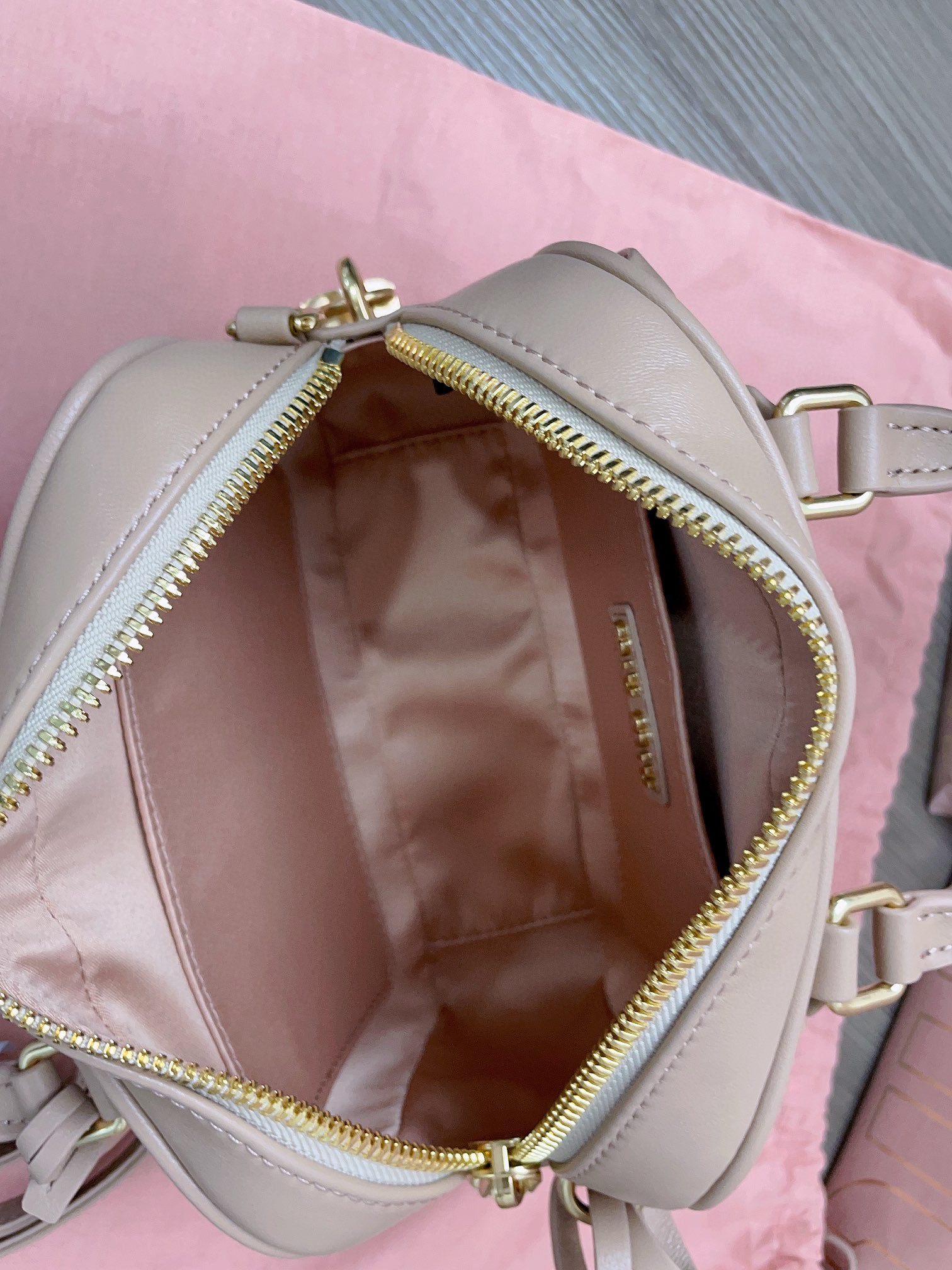 Miu Miu Arcadie matelassé nappa leather bag 5BB123_N88_F0036_V_YOO sand beige M1