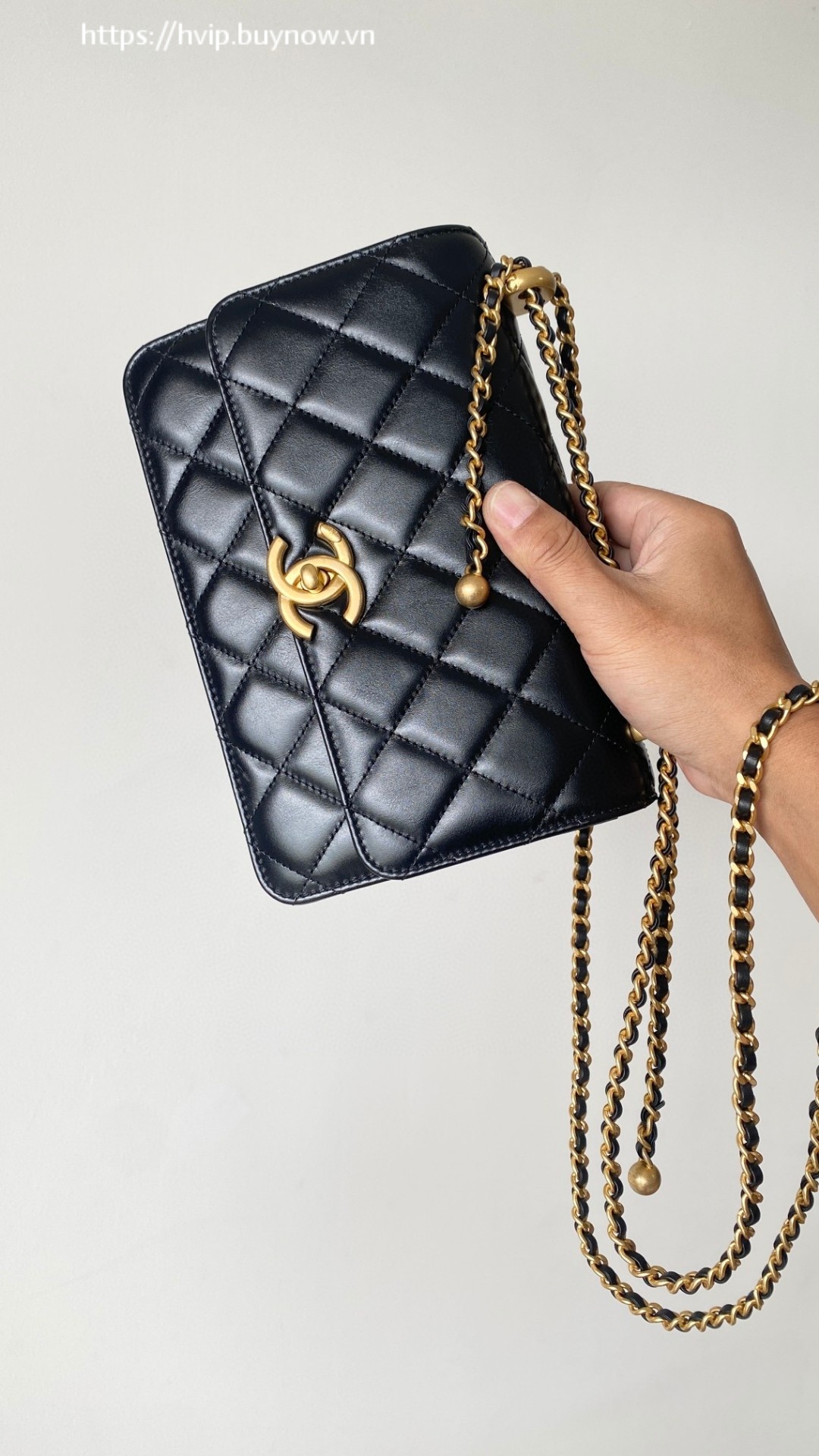 Chanel leather flap bag