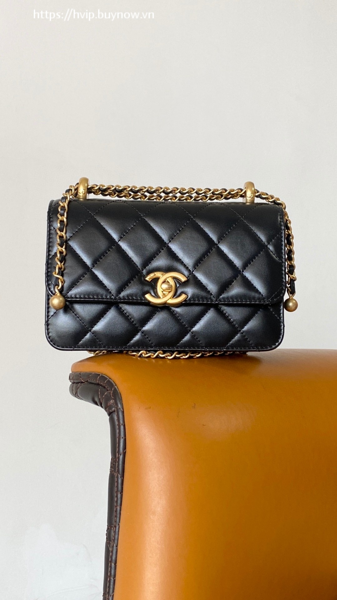 Chanel leather flap bag