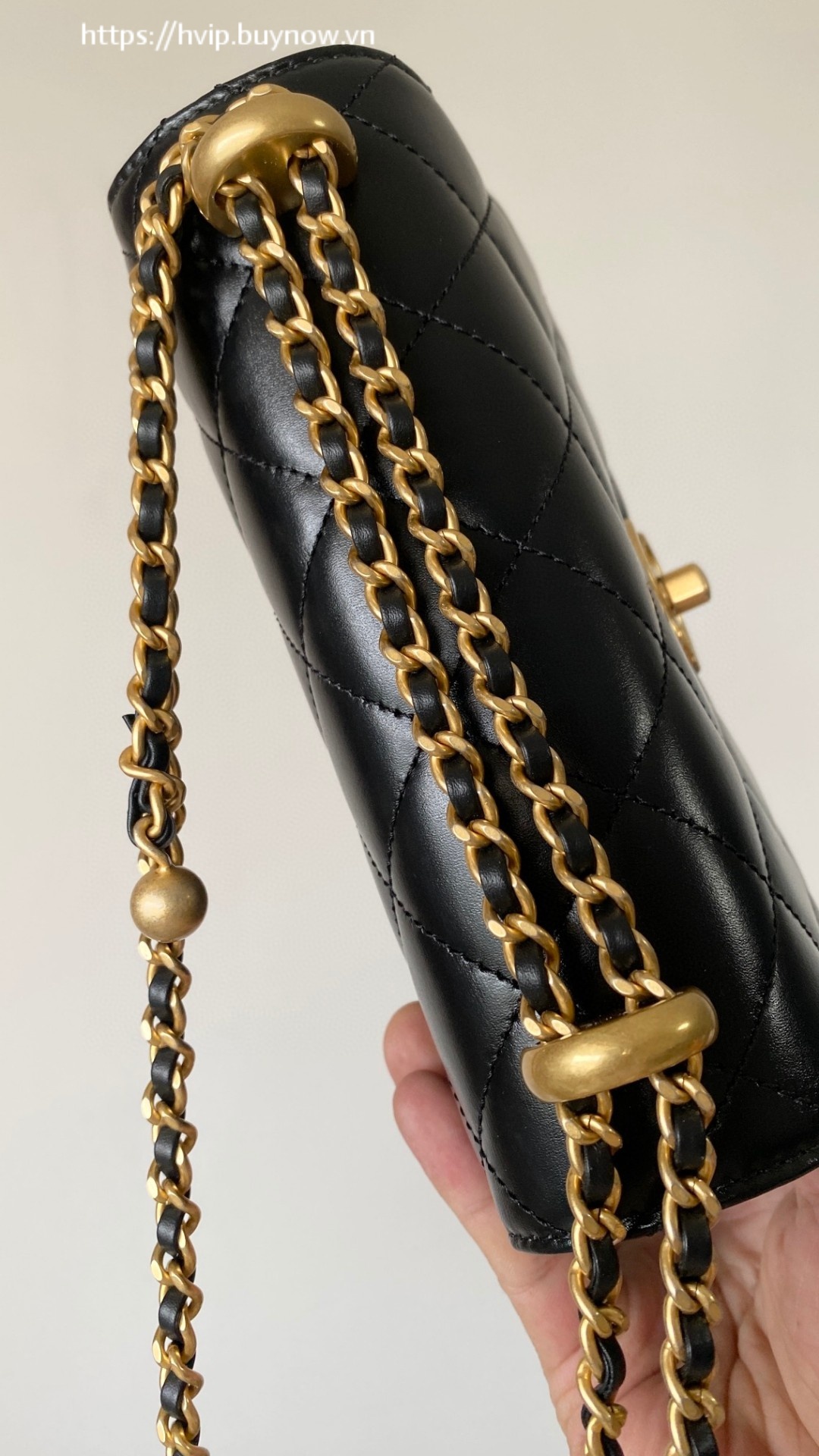 Chanel leather flap bag