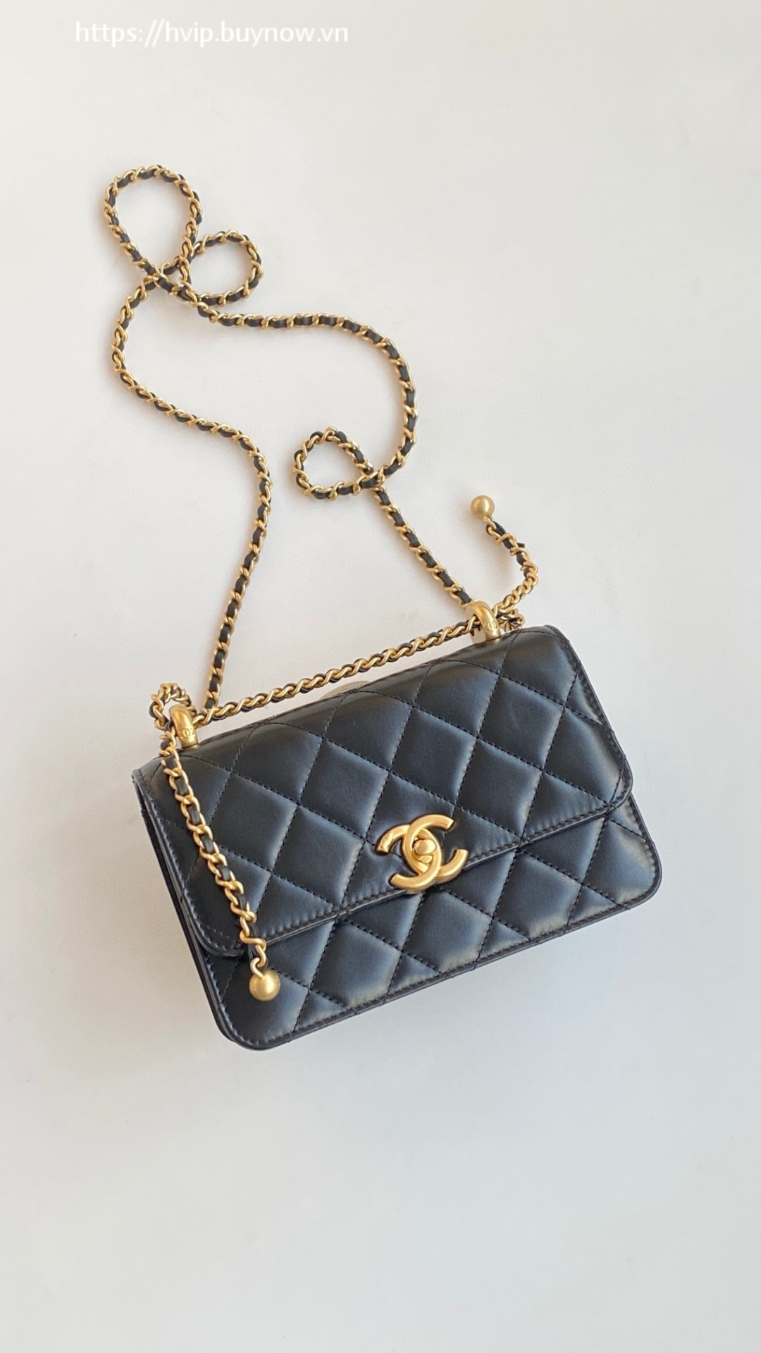 Chanel leather flap bag