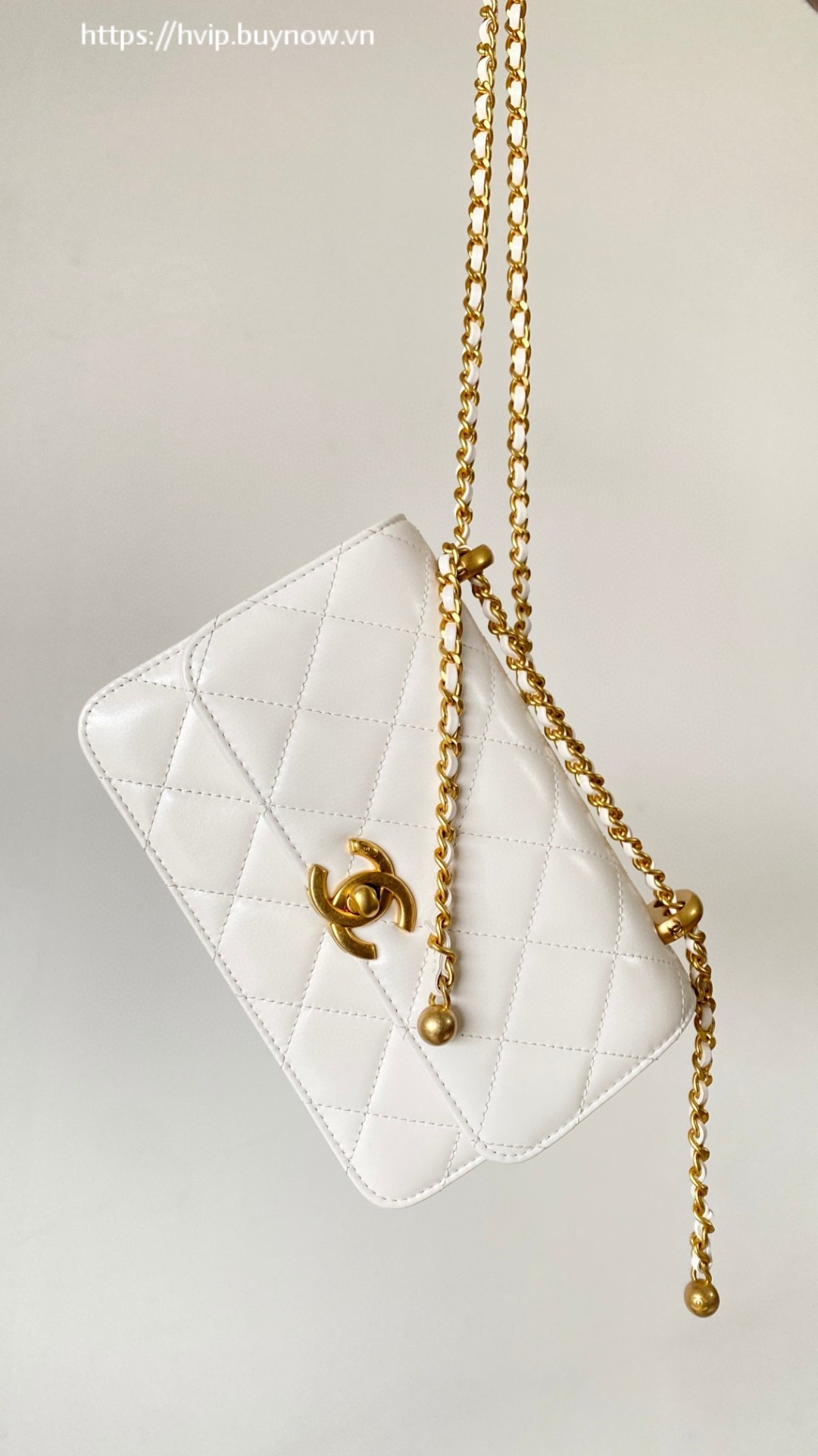 Chanel leather flap bag