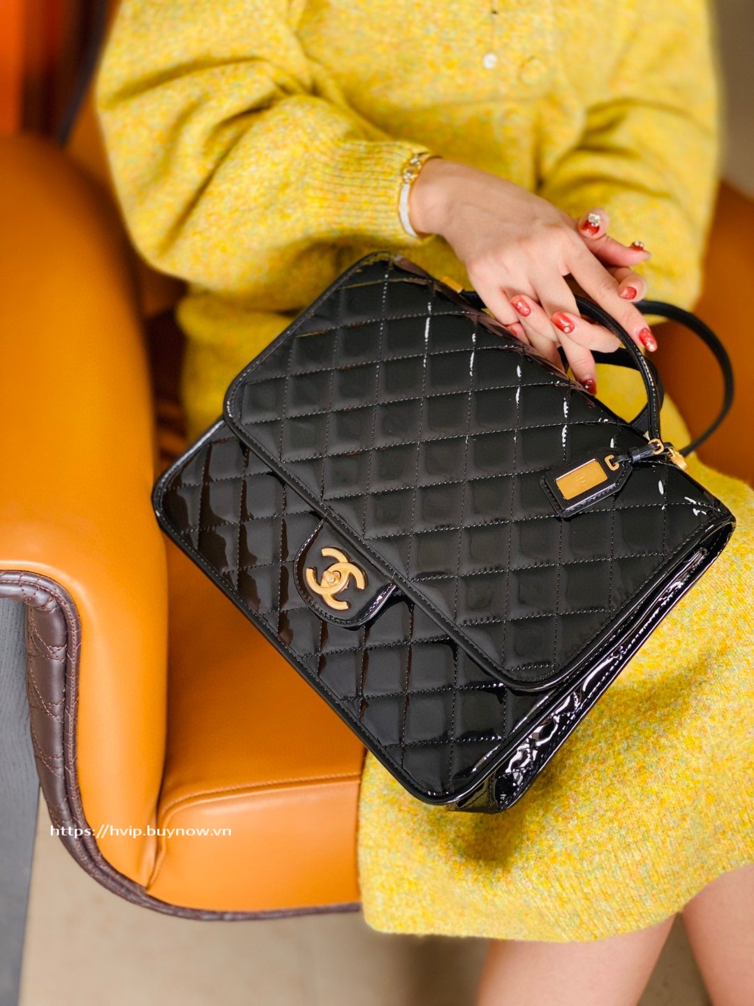 Chanel kelly handle bag