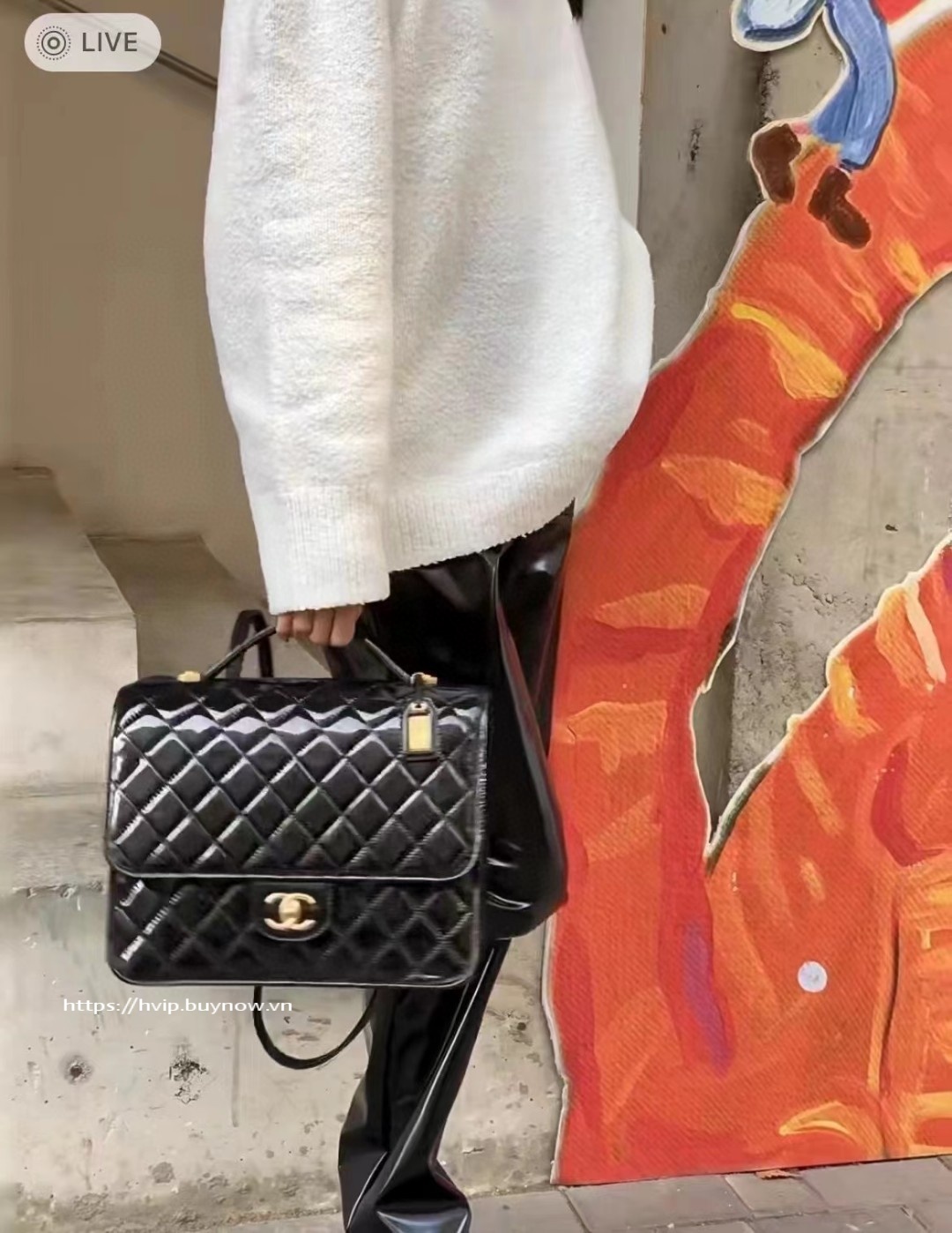 Chanel kelly handle bag