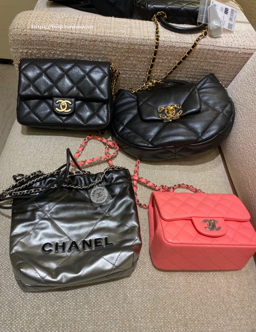 Chanel 19 hobo bag