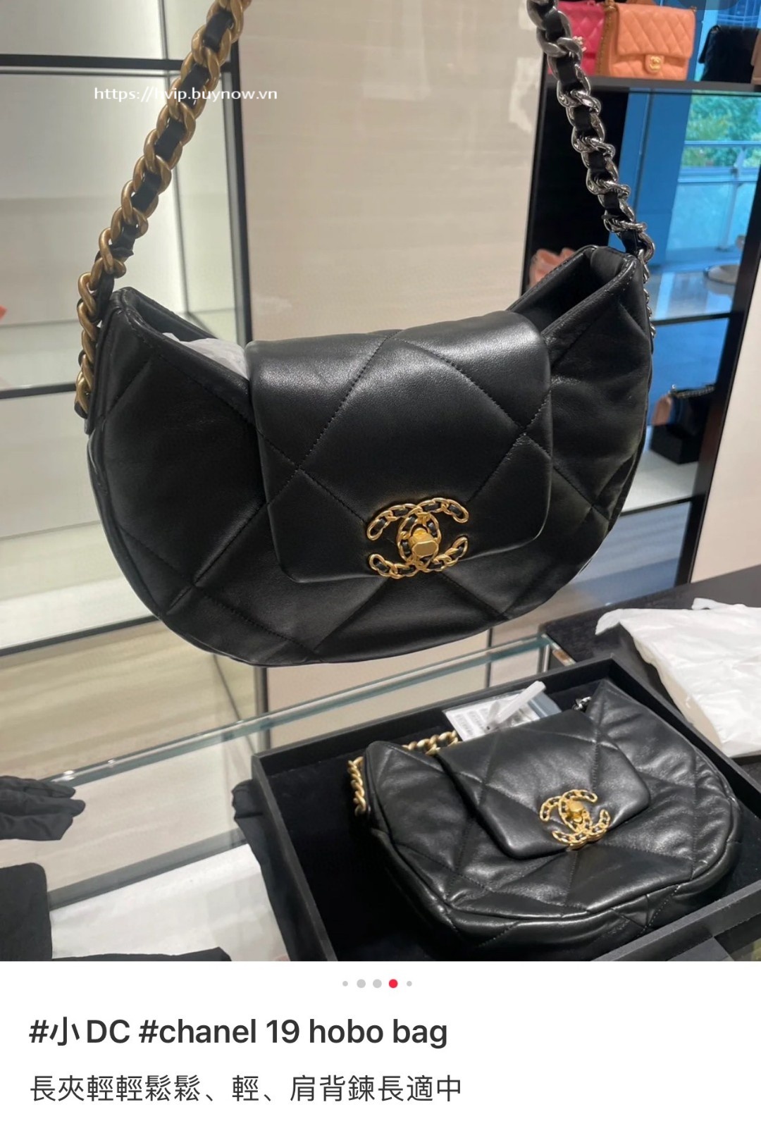 Chanel 19 hobo bag