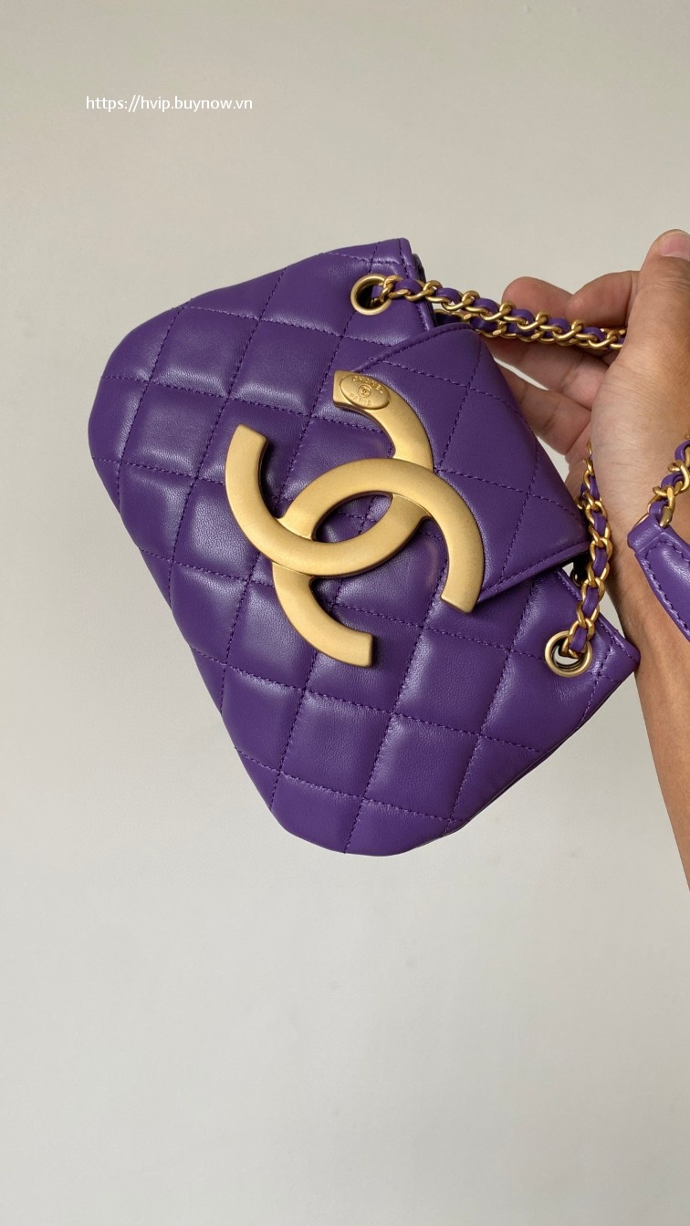Copy of Chanel 23 hobo bag CC logo