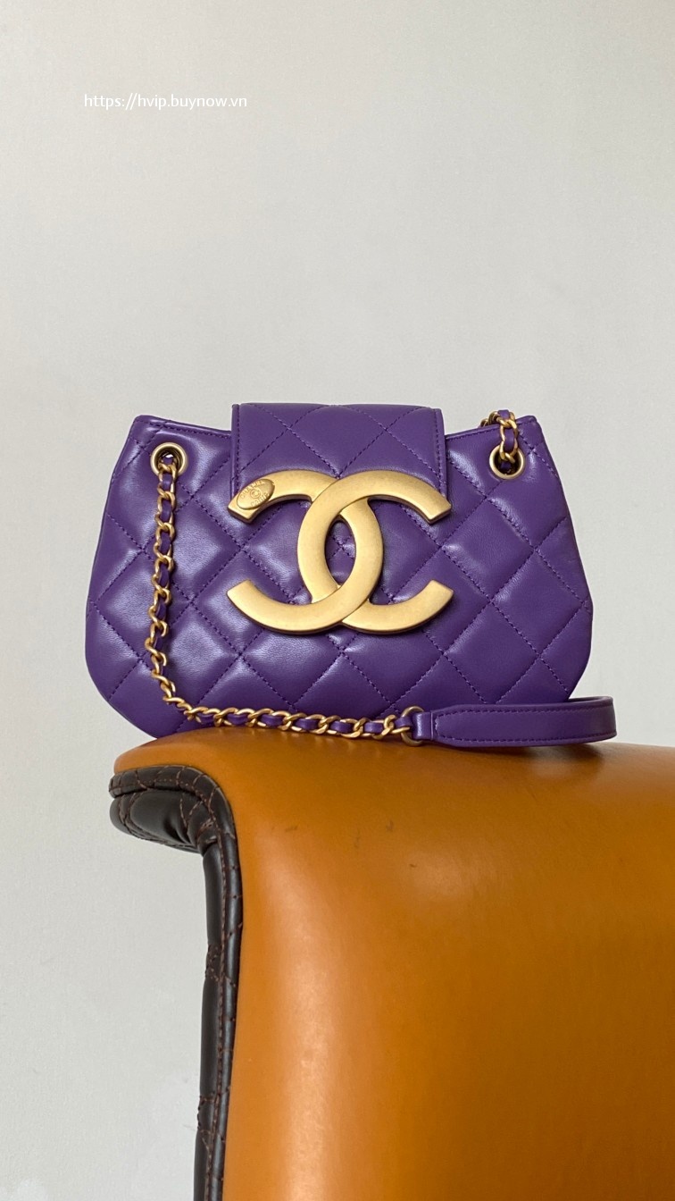Copy of Chanel 23 hobo bag CC logo