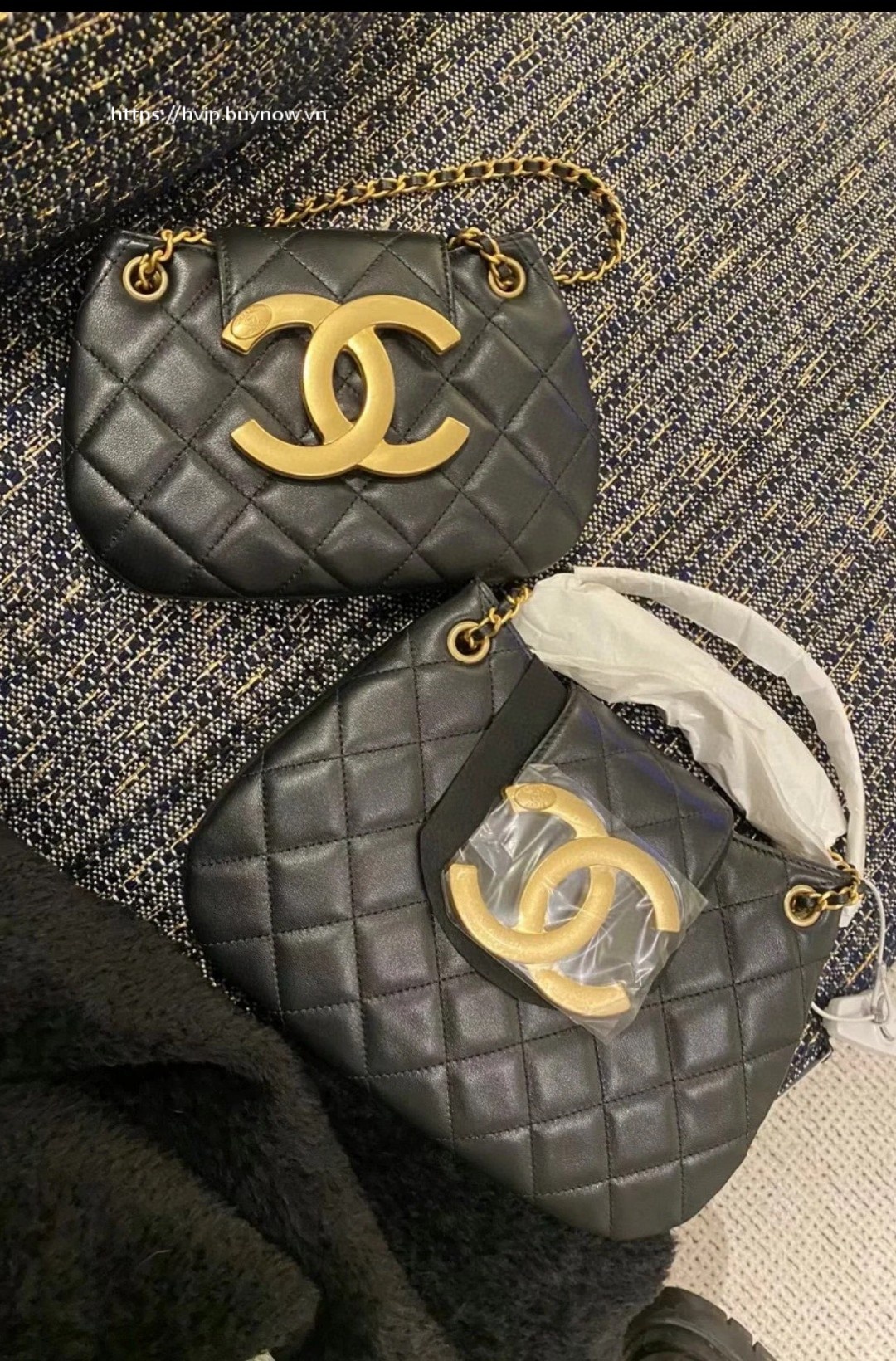 Chanel 23 hobo bag CC logo