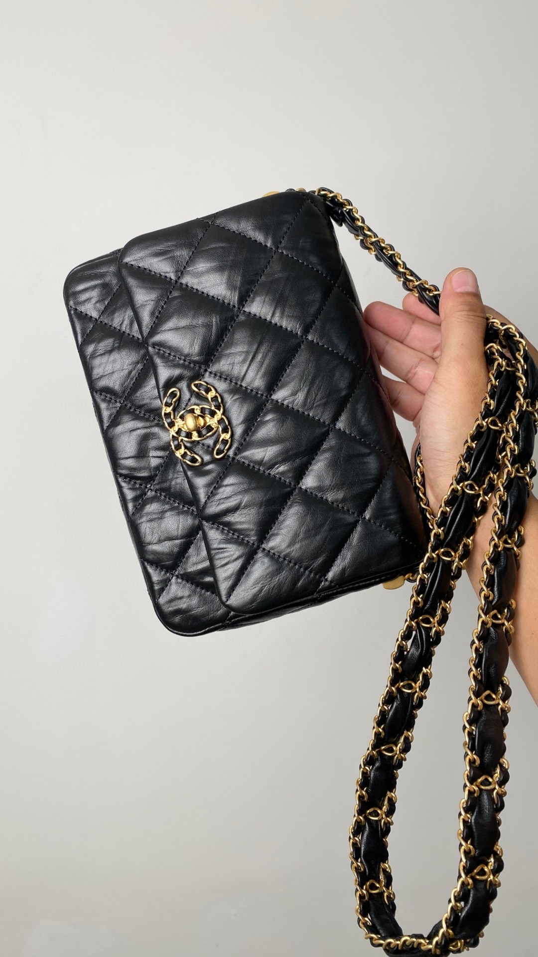 Chanel 23k shoulder leather bag