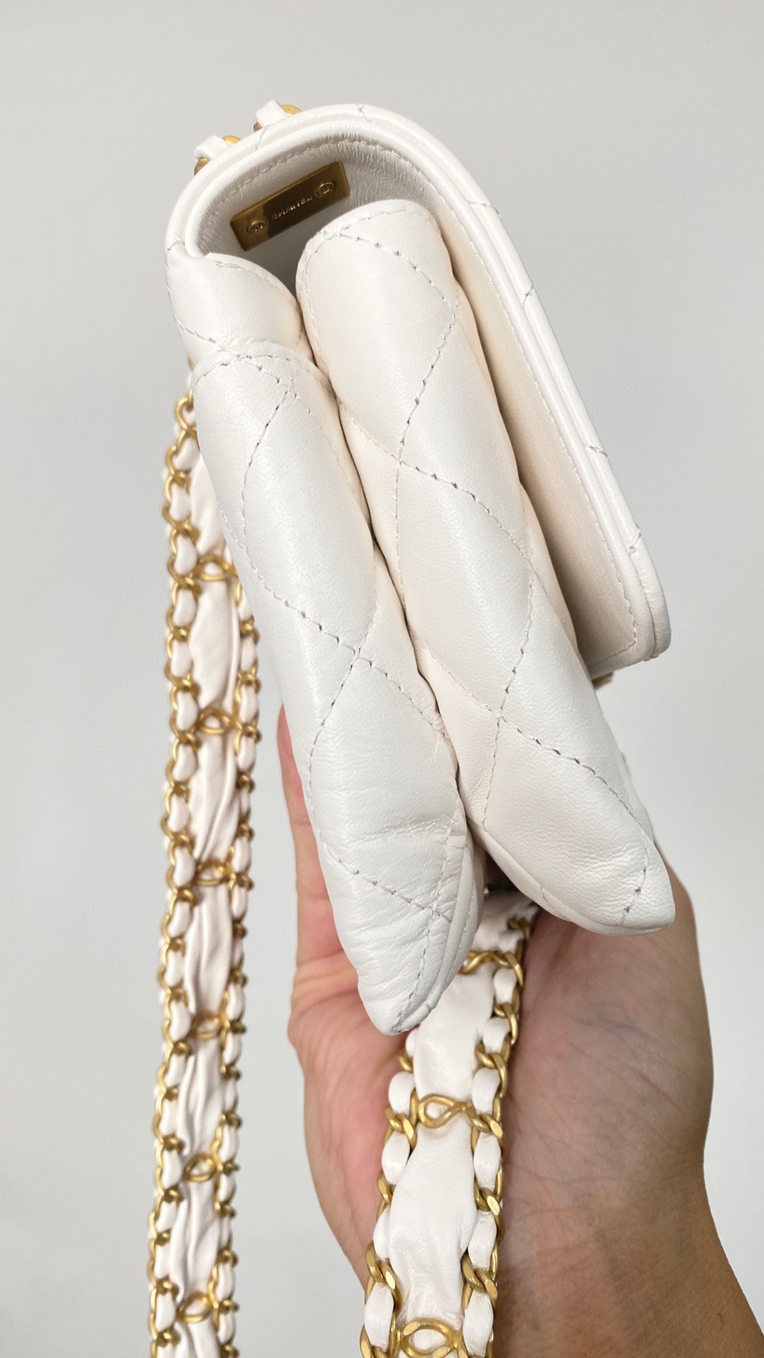 Chanel 23k shoulder leather bag