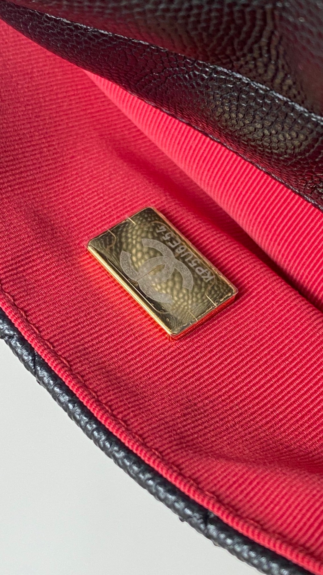 Chanel small hobo leather bag