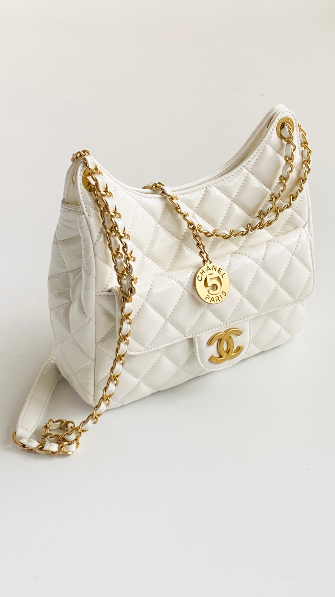 Chanel hobo leather bag